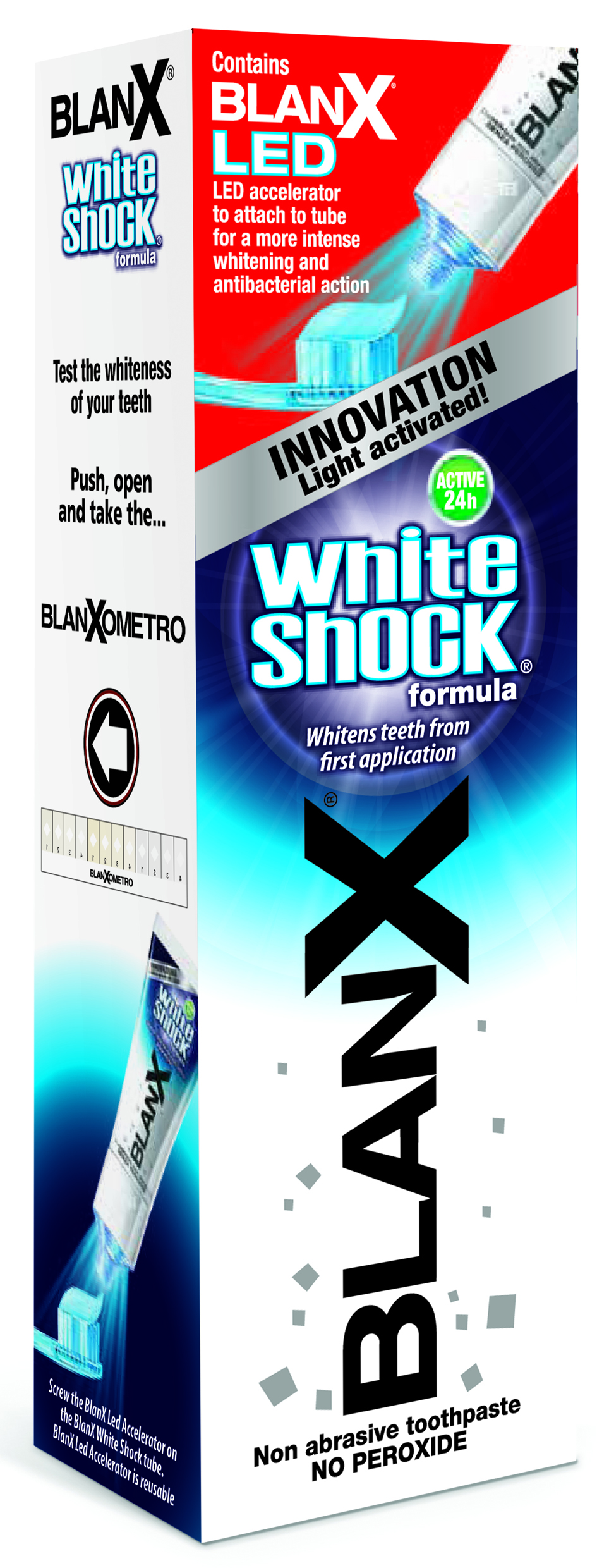 Blanx Blanx White Shock Led tannkrem, 50 ml