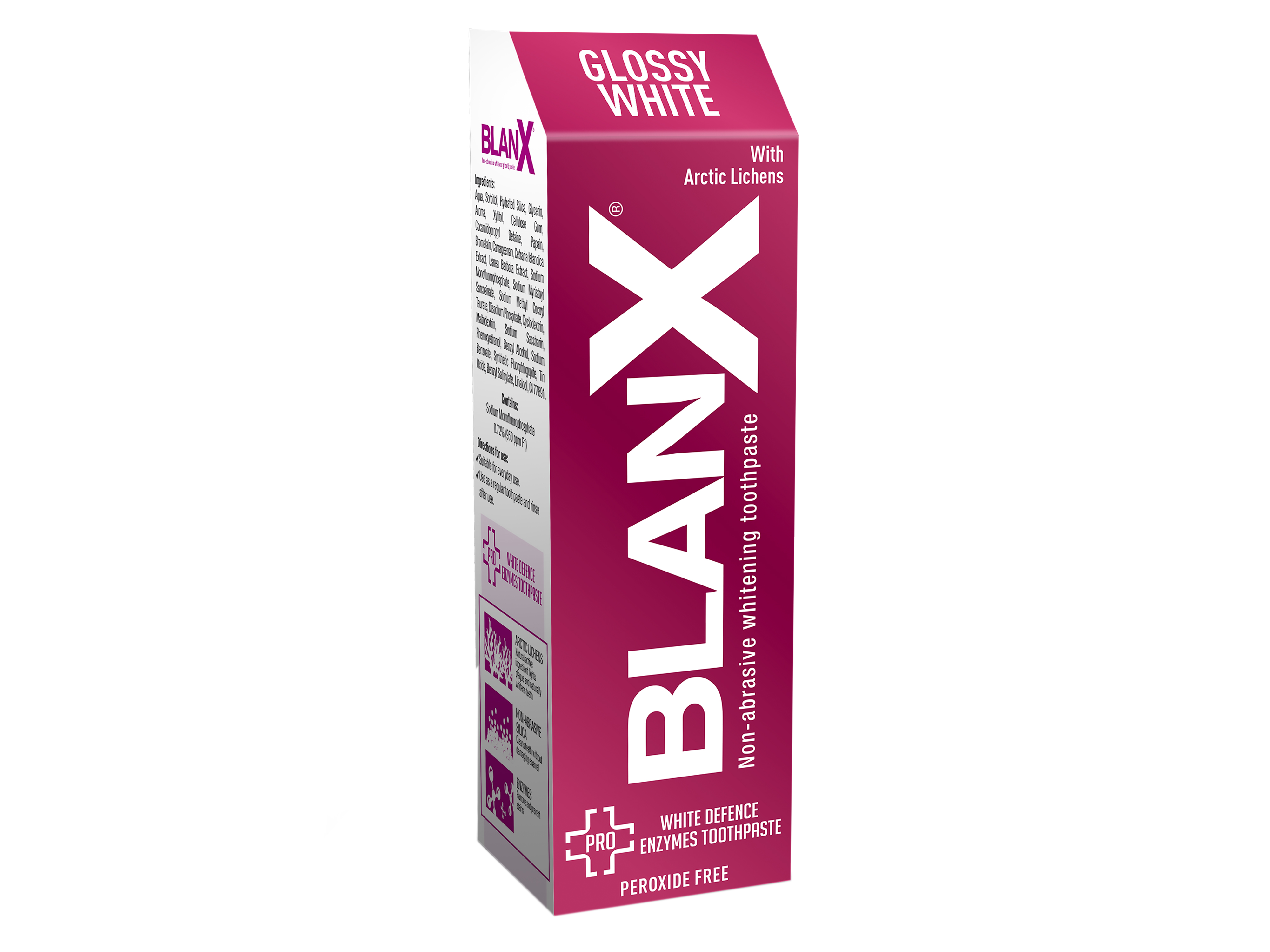 Blanx PRO Glossy White tannkrem, 75 ml