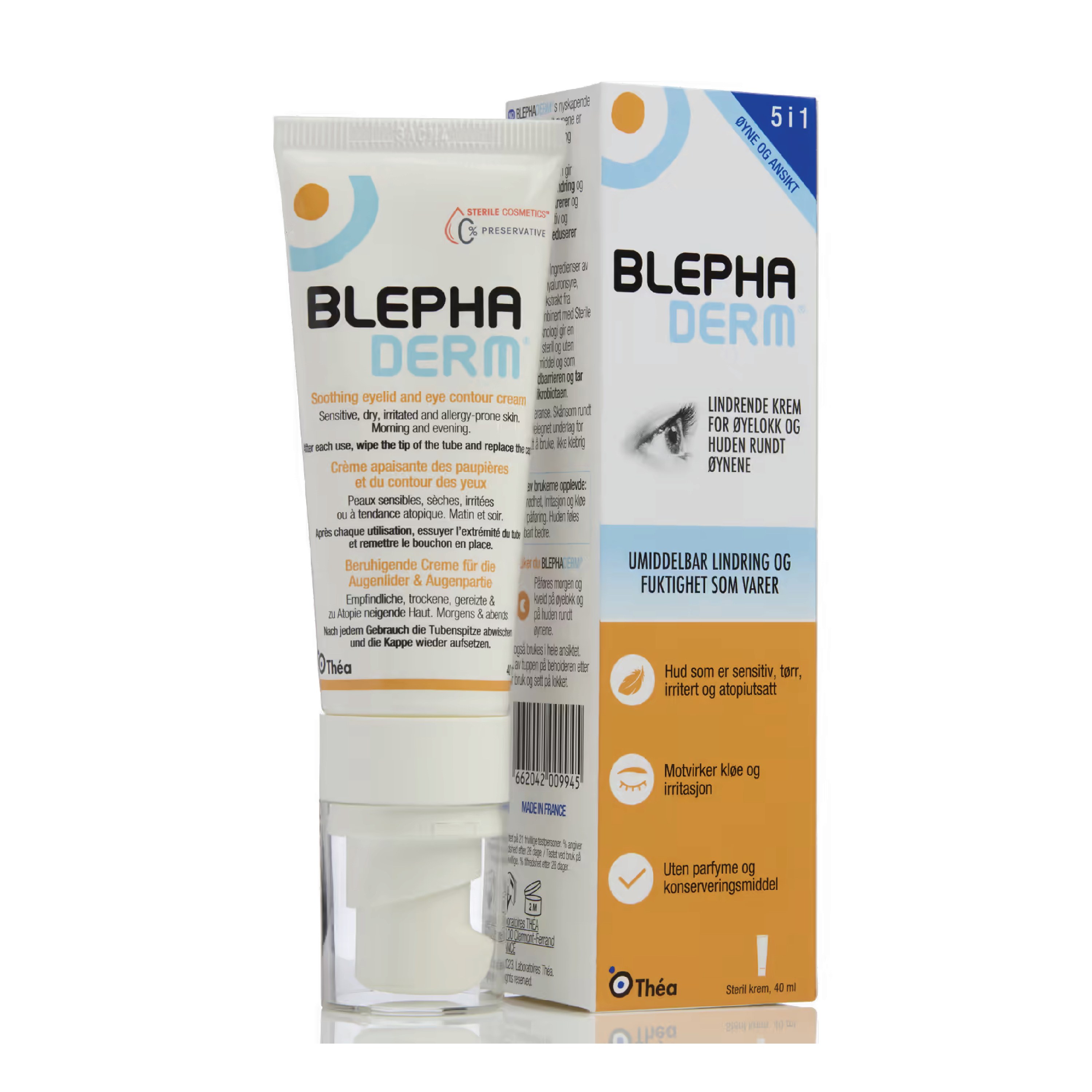 Blephaderm Lindrende Krem, 40 ml