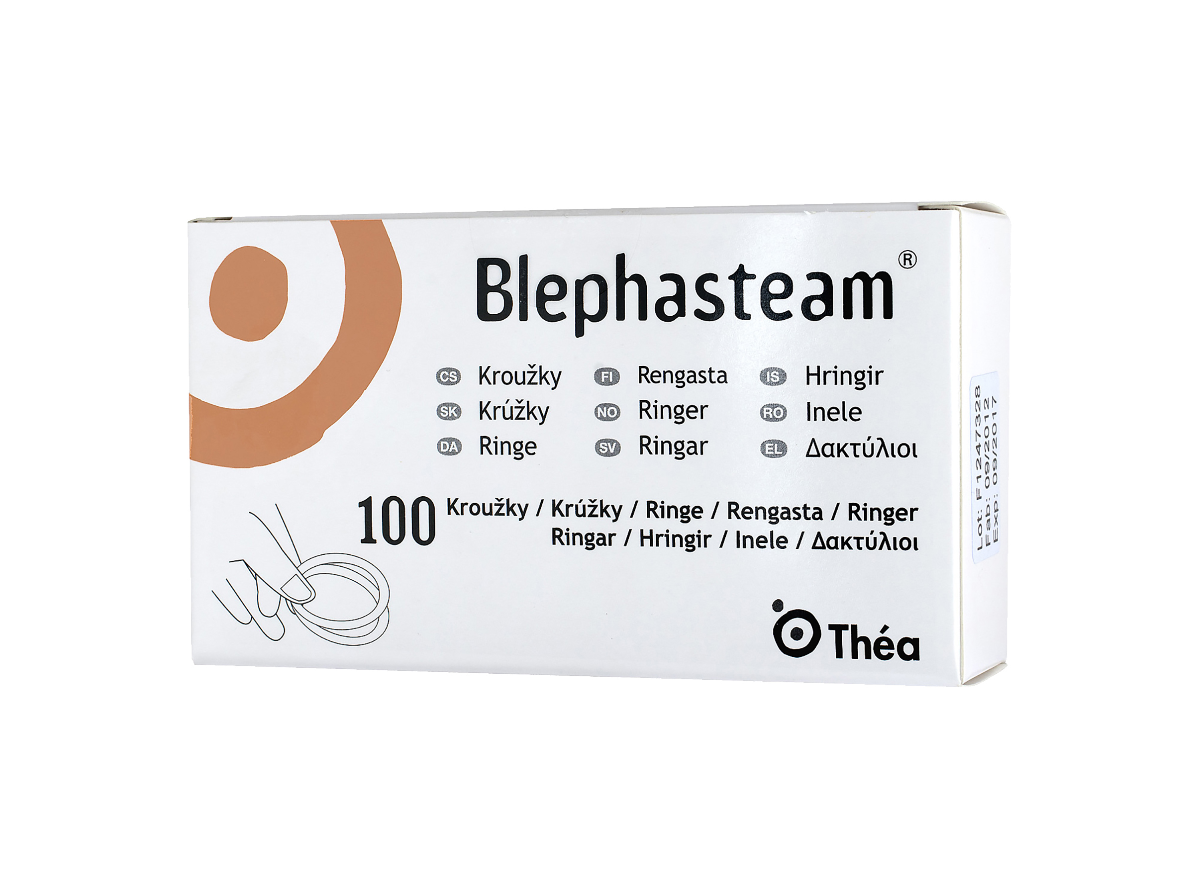 Blephasteam ringer, Til bruk med Blephasteam fuktkammerbriller 100 stk.