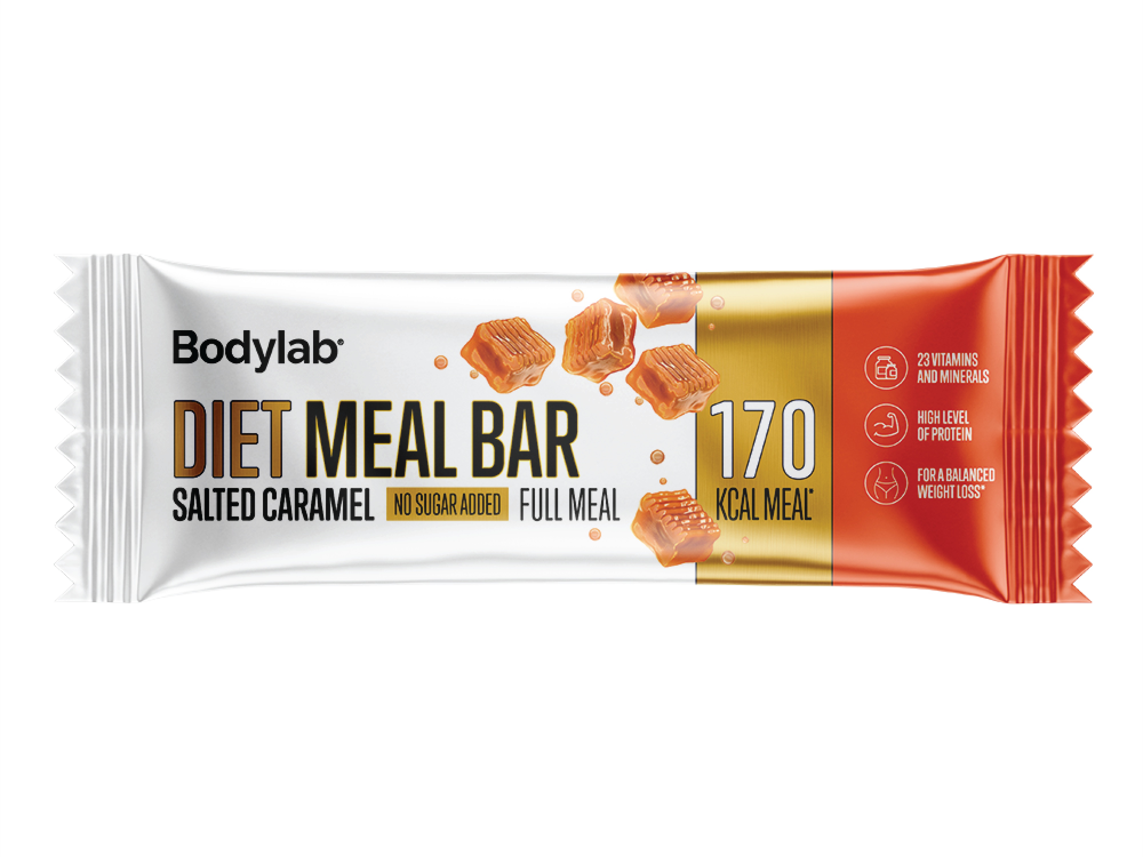 Bodylab Diet Meal Bar Salted Caramel, 55 gram