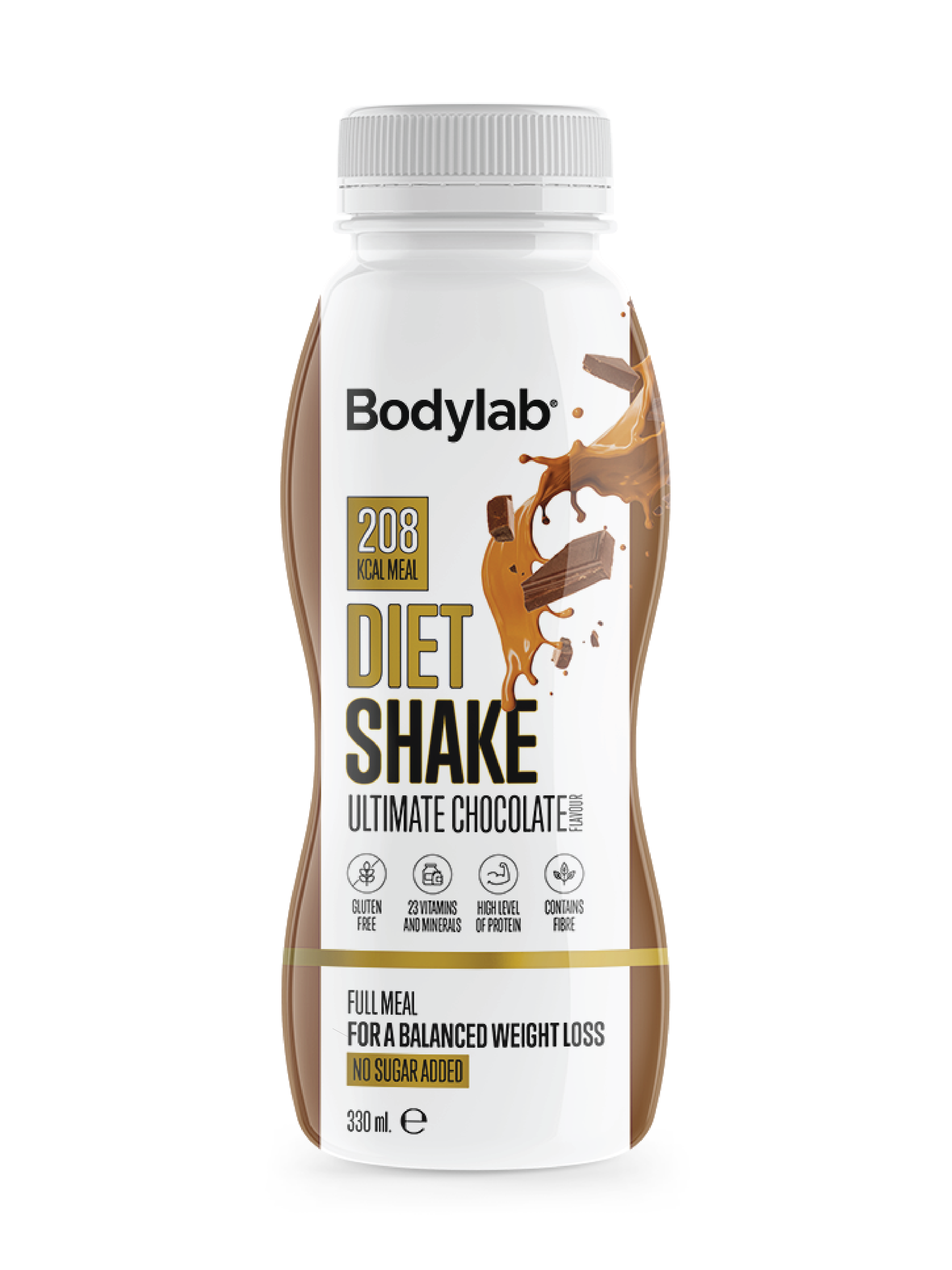 Bodylab Diet Shake RTD Chocolate, 330 ml