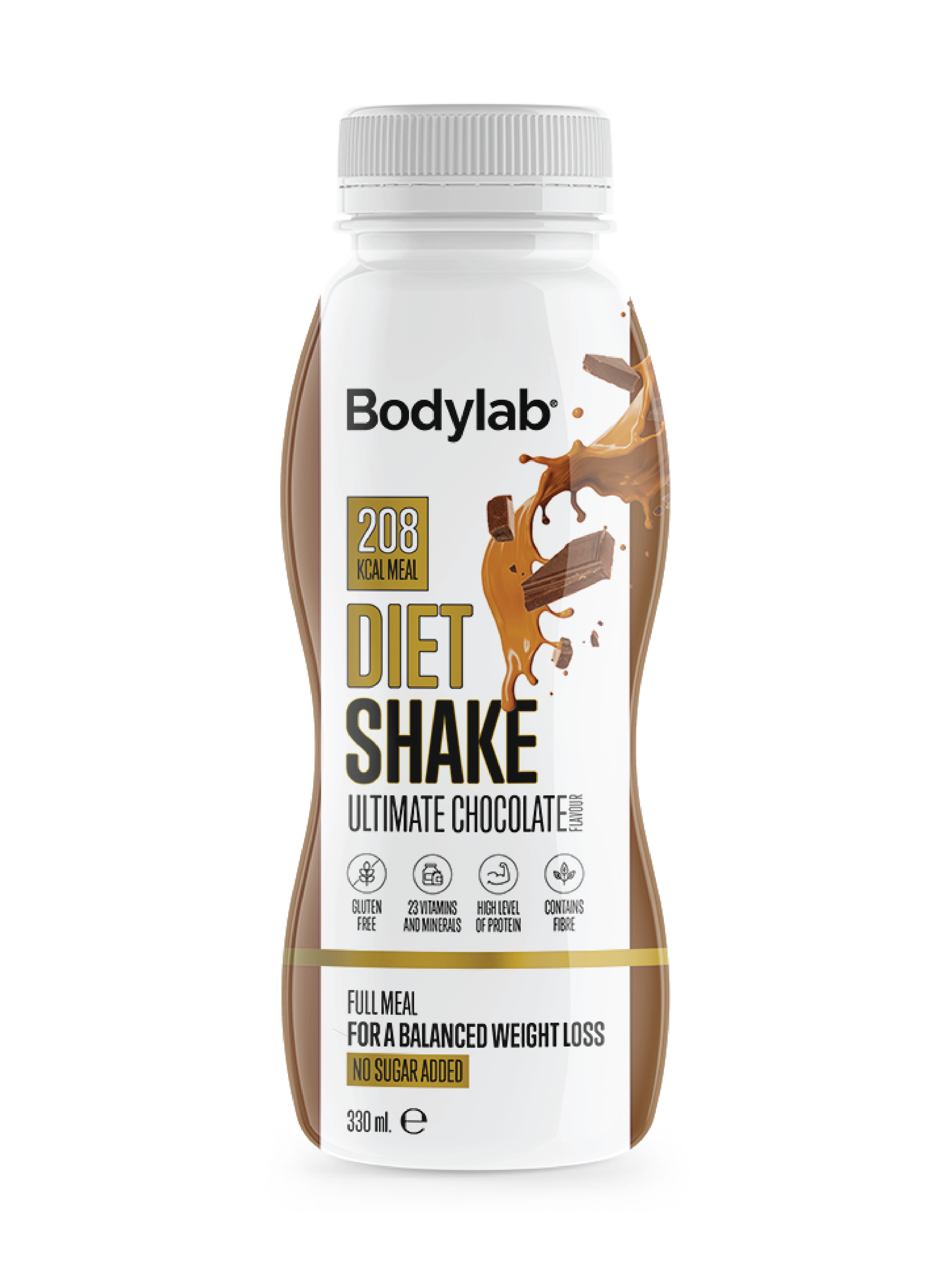 Bodylab Diet Shake RTD Chocolate, 330 ml