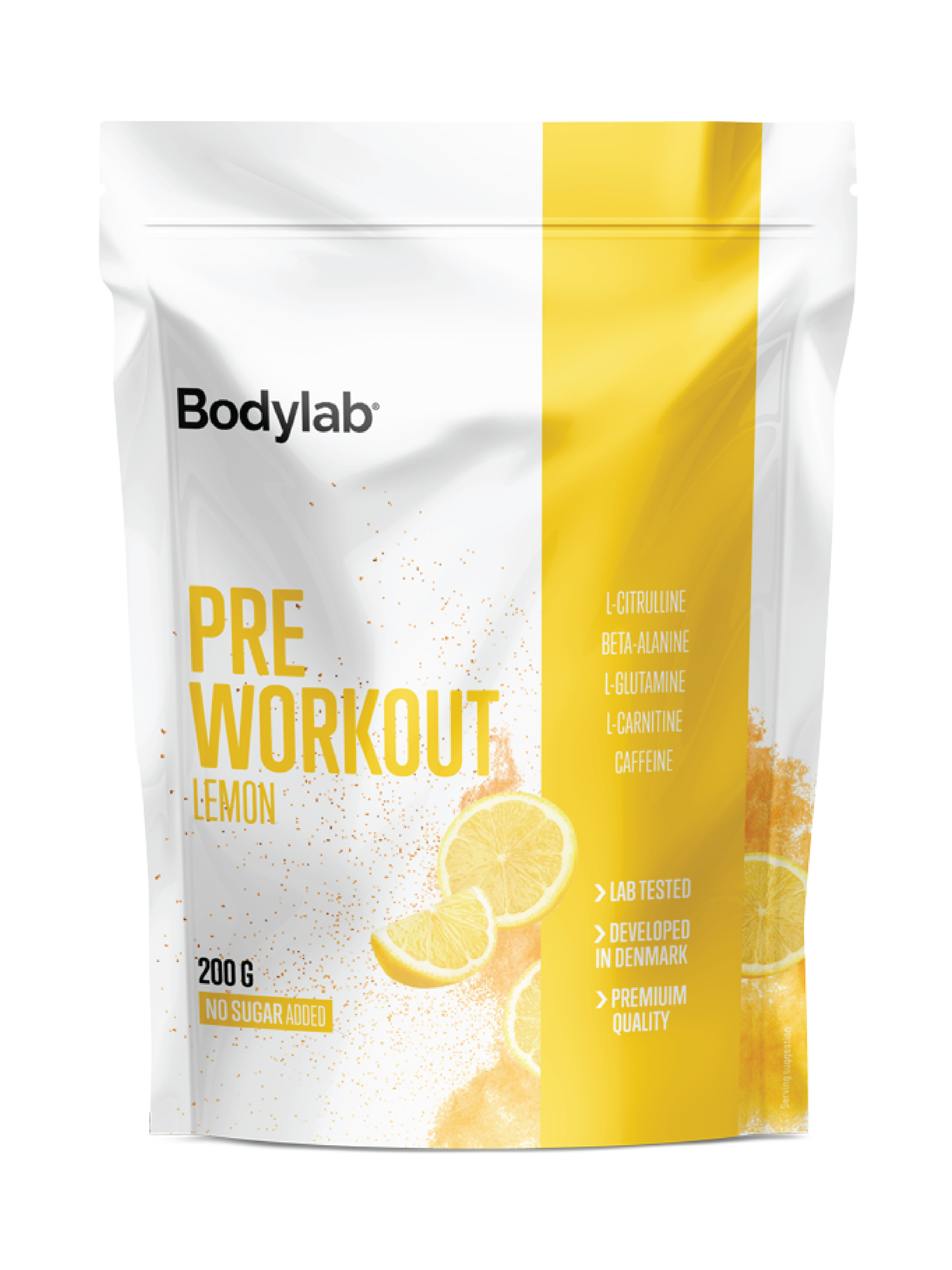 Bodylab Pre Workout Lemon, 200 g