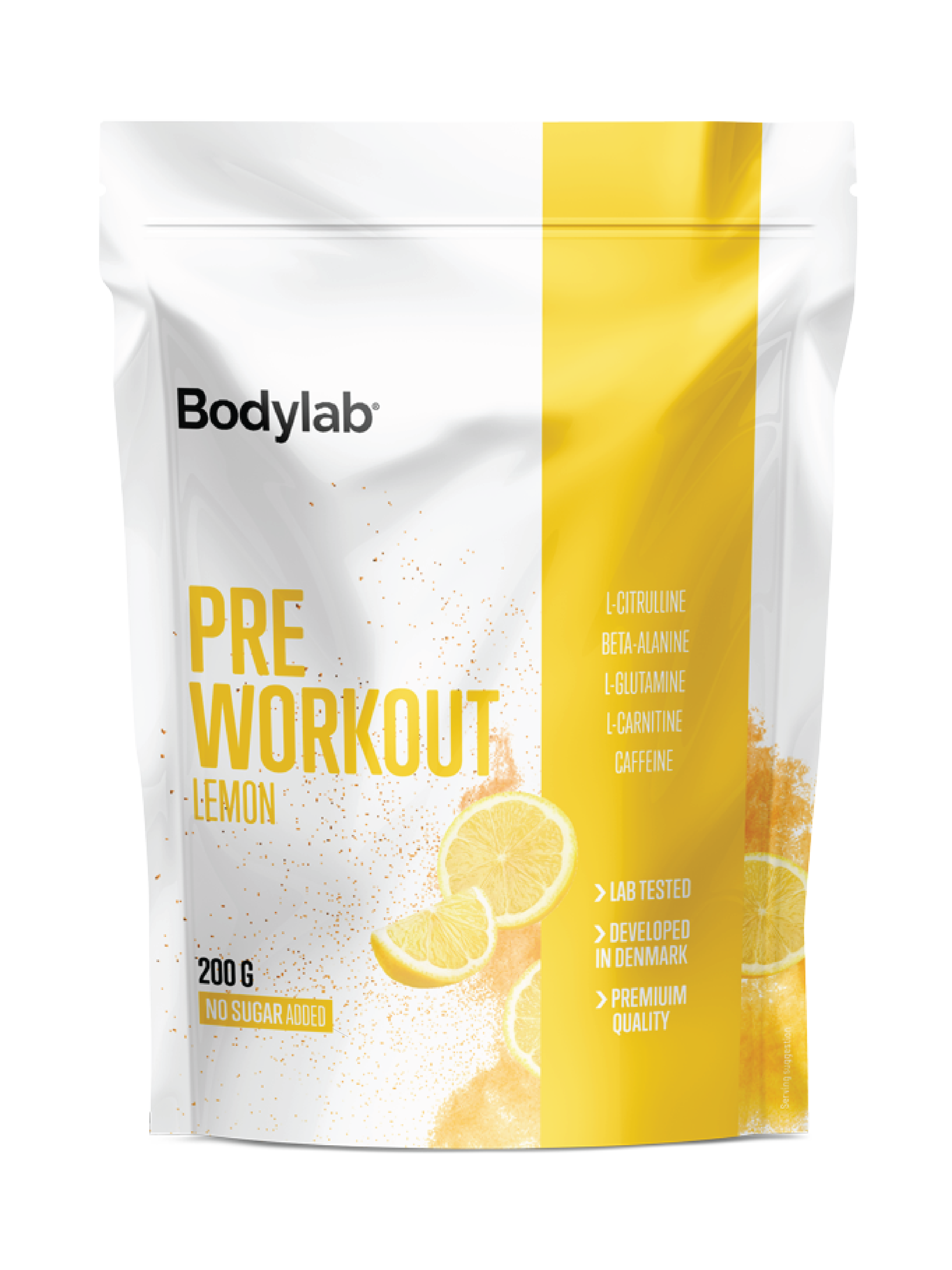 Bodylab Pre Workout Lemon, 200 g