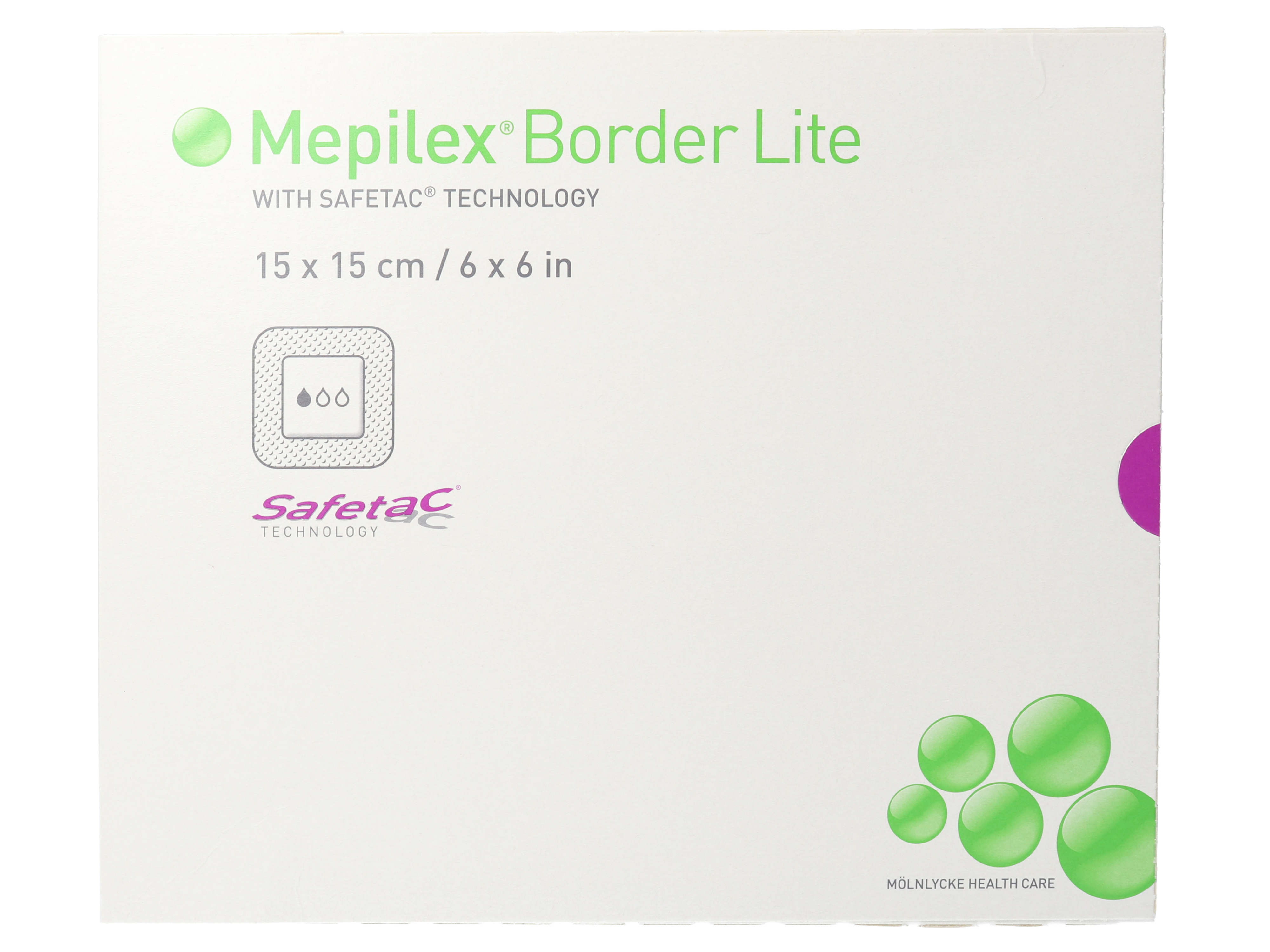 Mepilex Border Lite 15 x 15 cm, 5 stk.