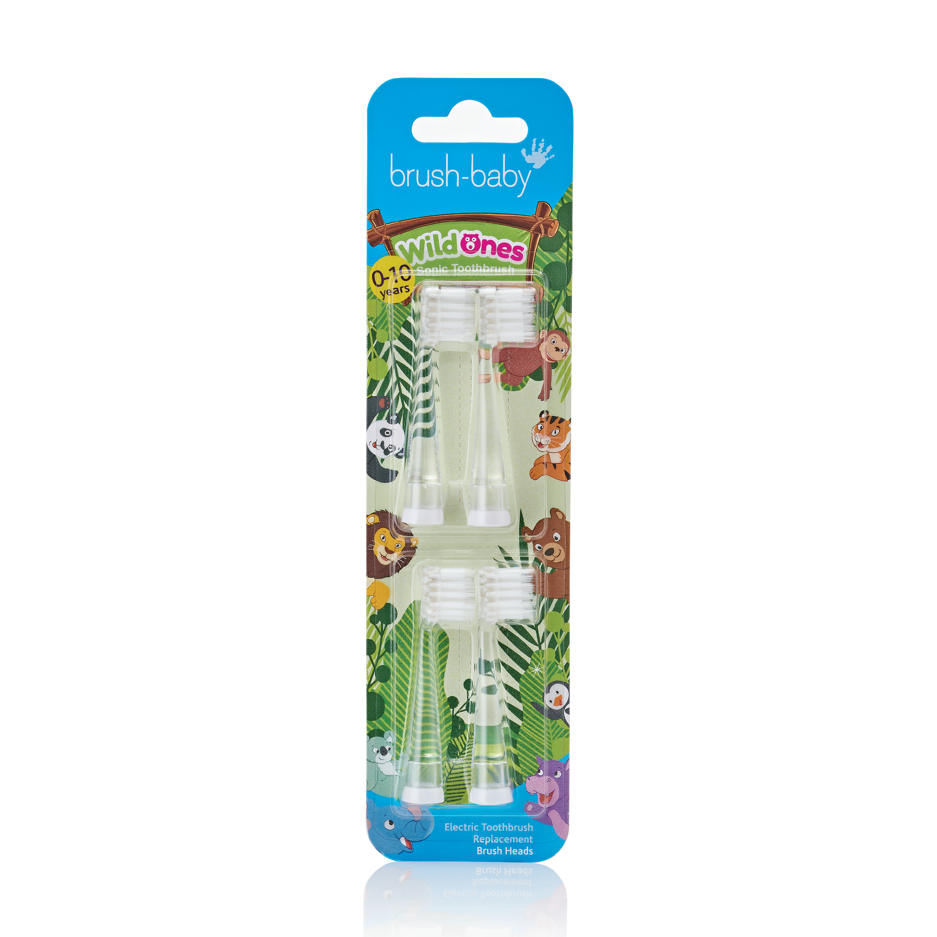 Brush-Baby Børstehoder, 4 stk.