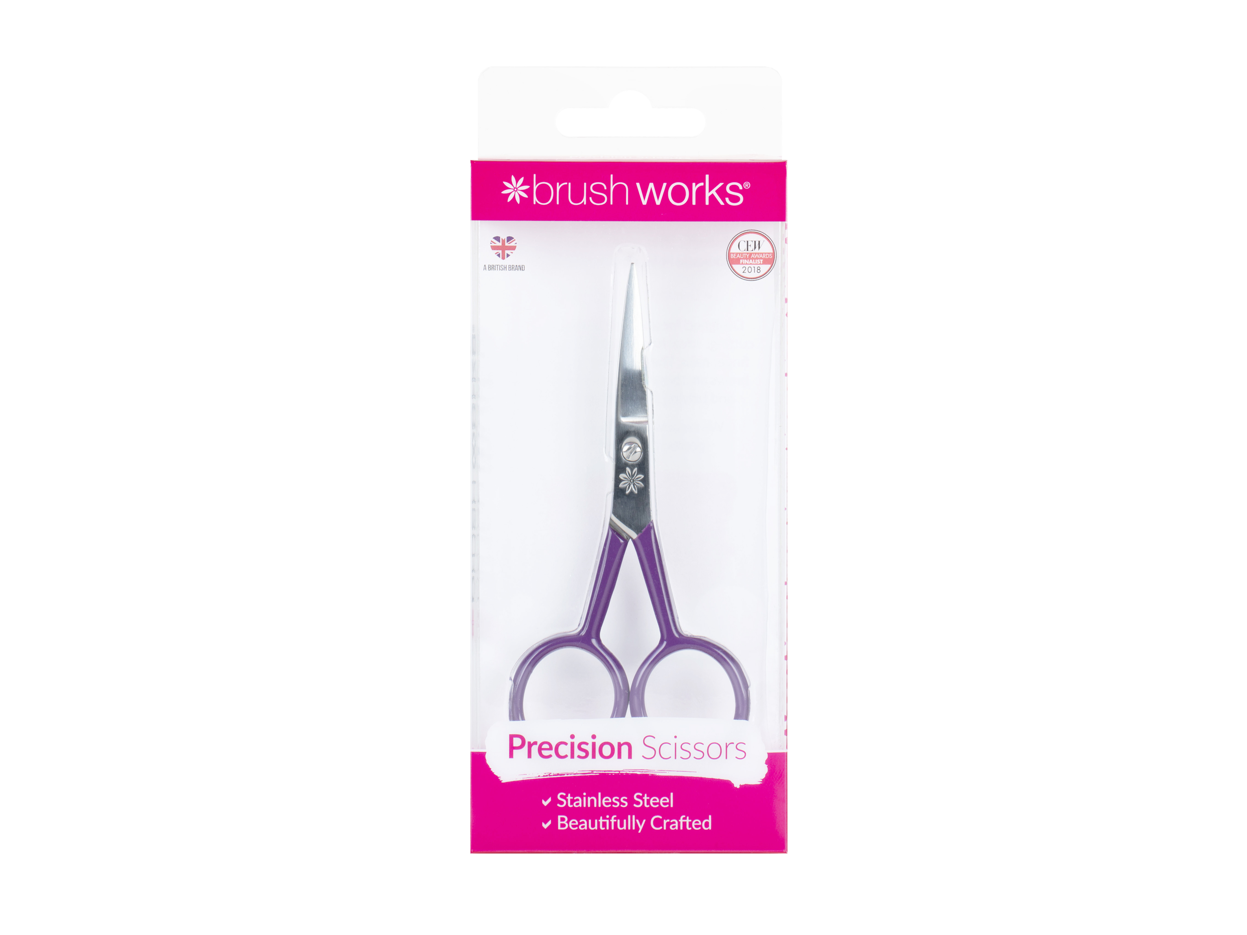 Brushworks Precision Manicure Scissors, 1 stk.