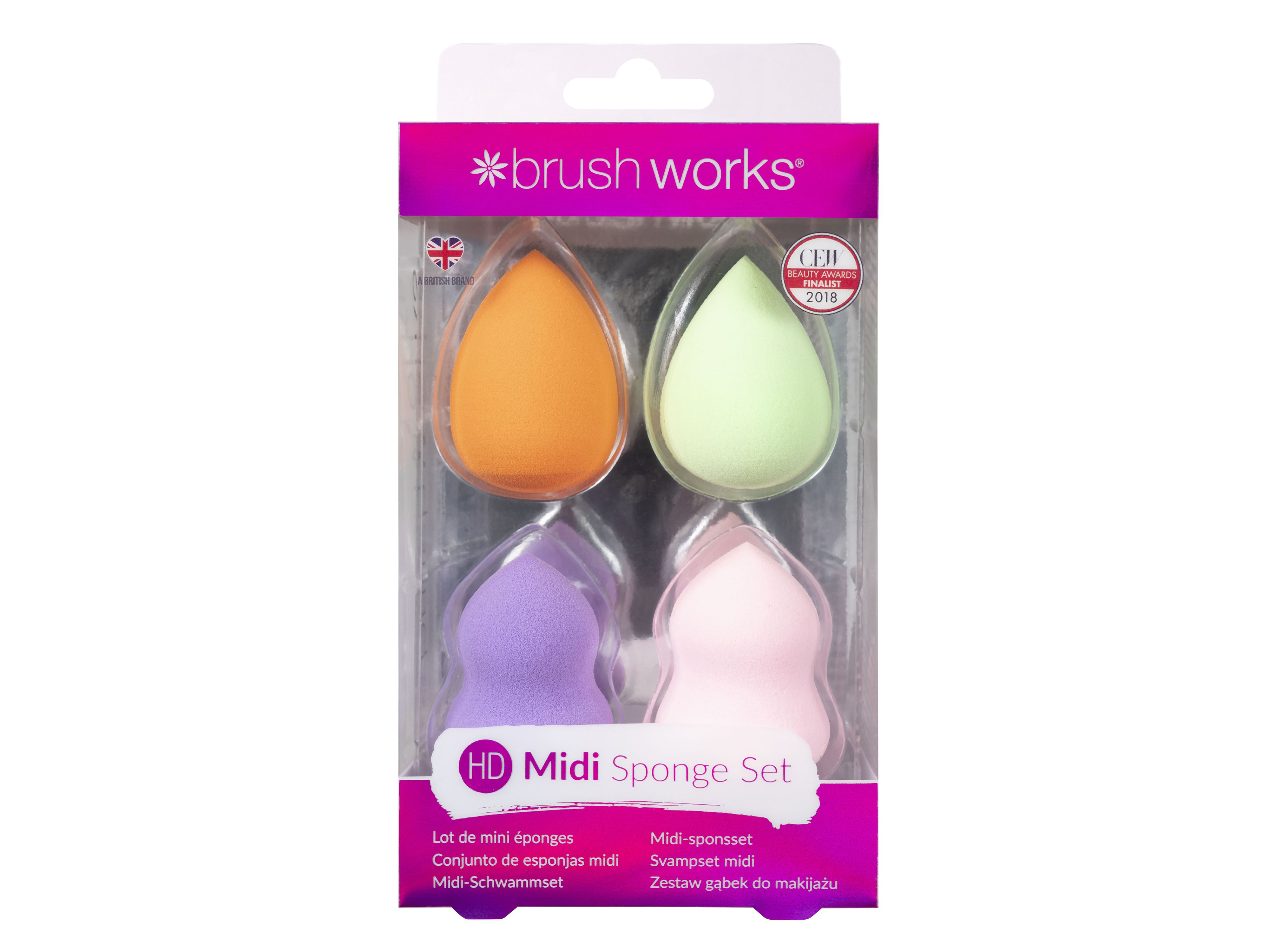 Brushworks Brushworks HD Midi Sponge Set, 4 stk