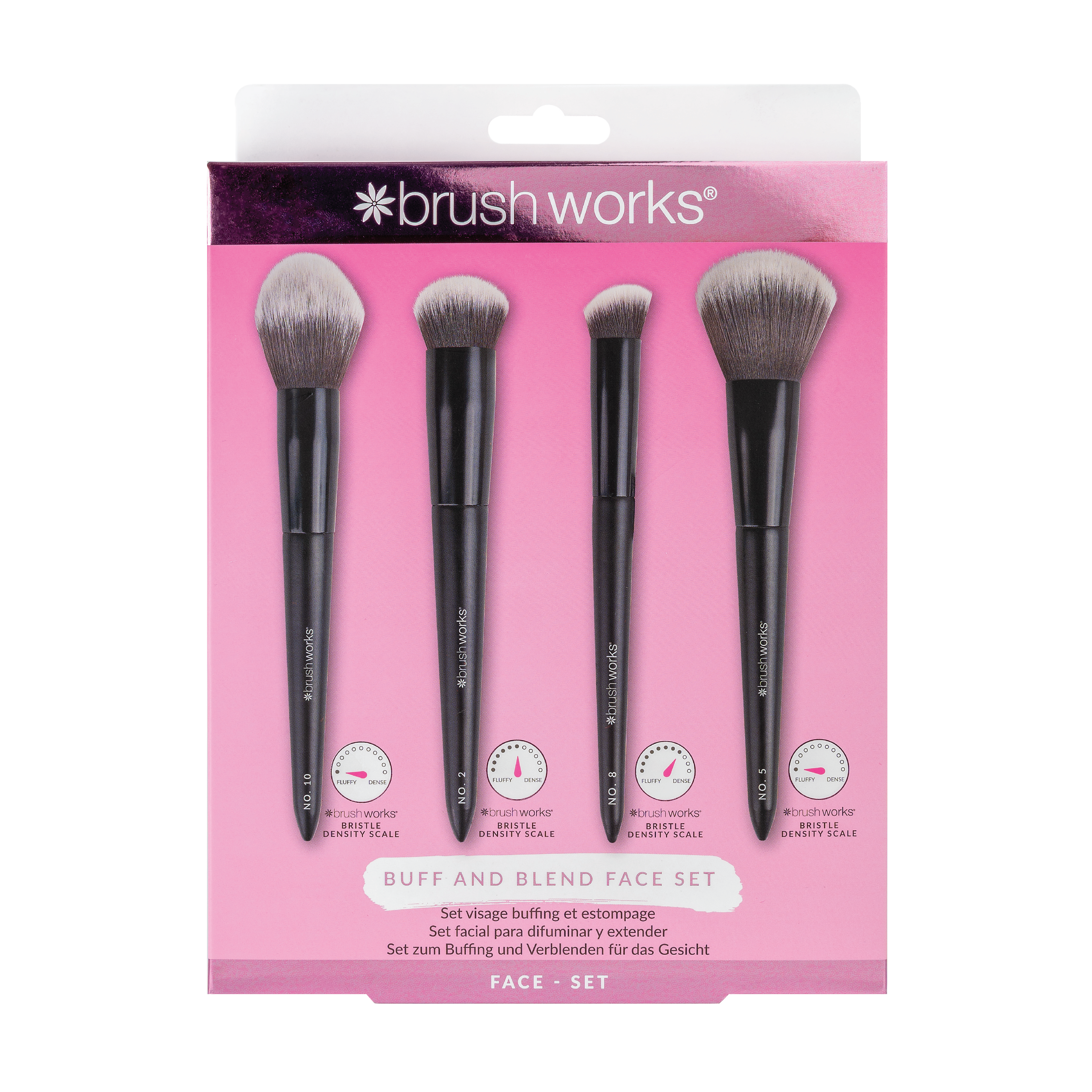 Brushworks Buff and Blend Face Set, 1 sett