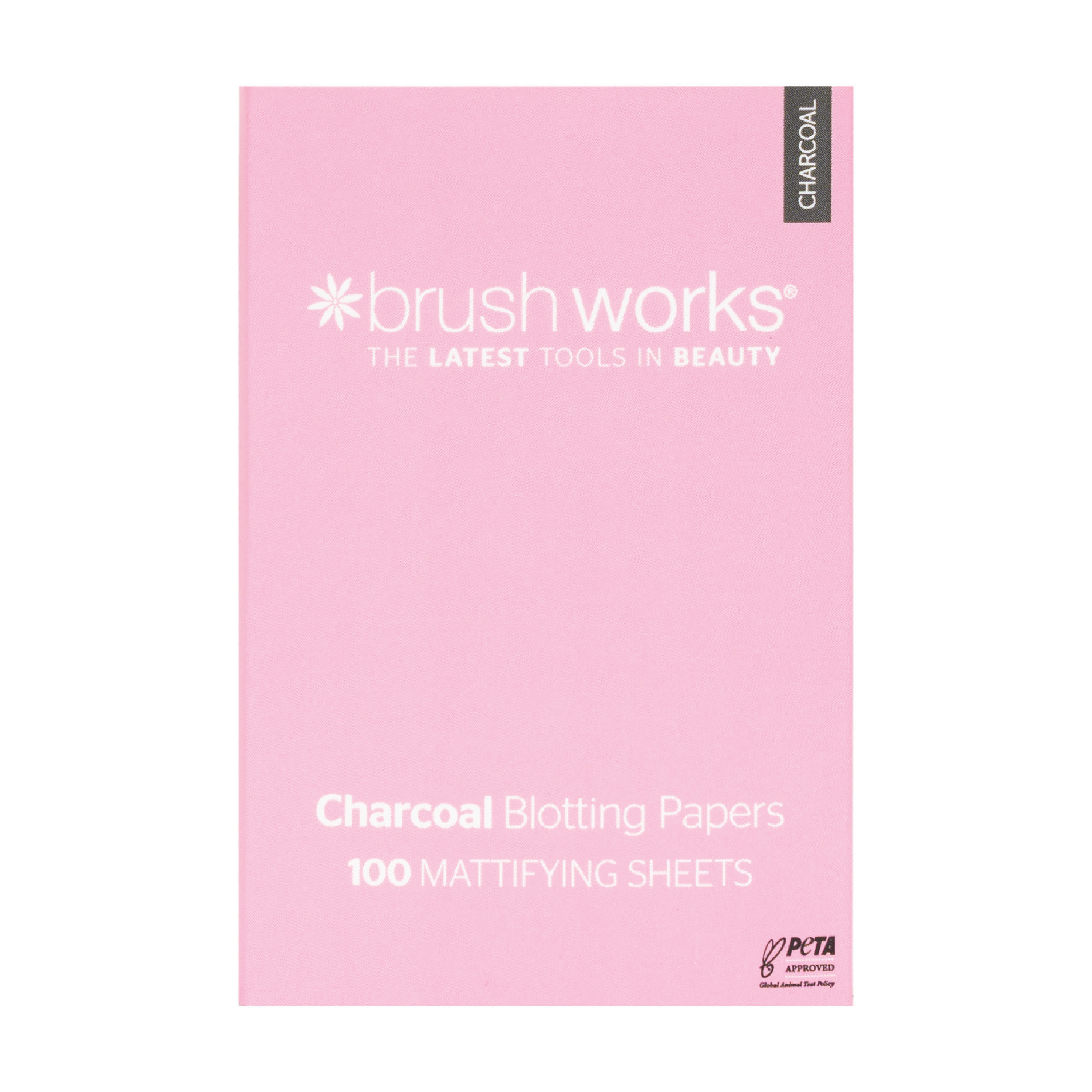 Brushworks Charcoal Blotting Papers, 100 stk.