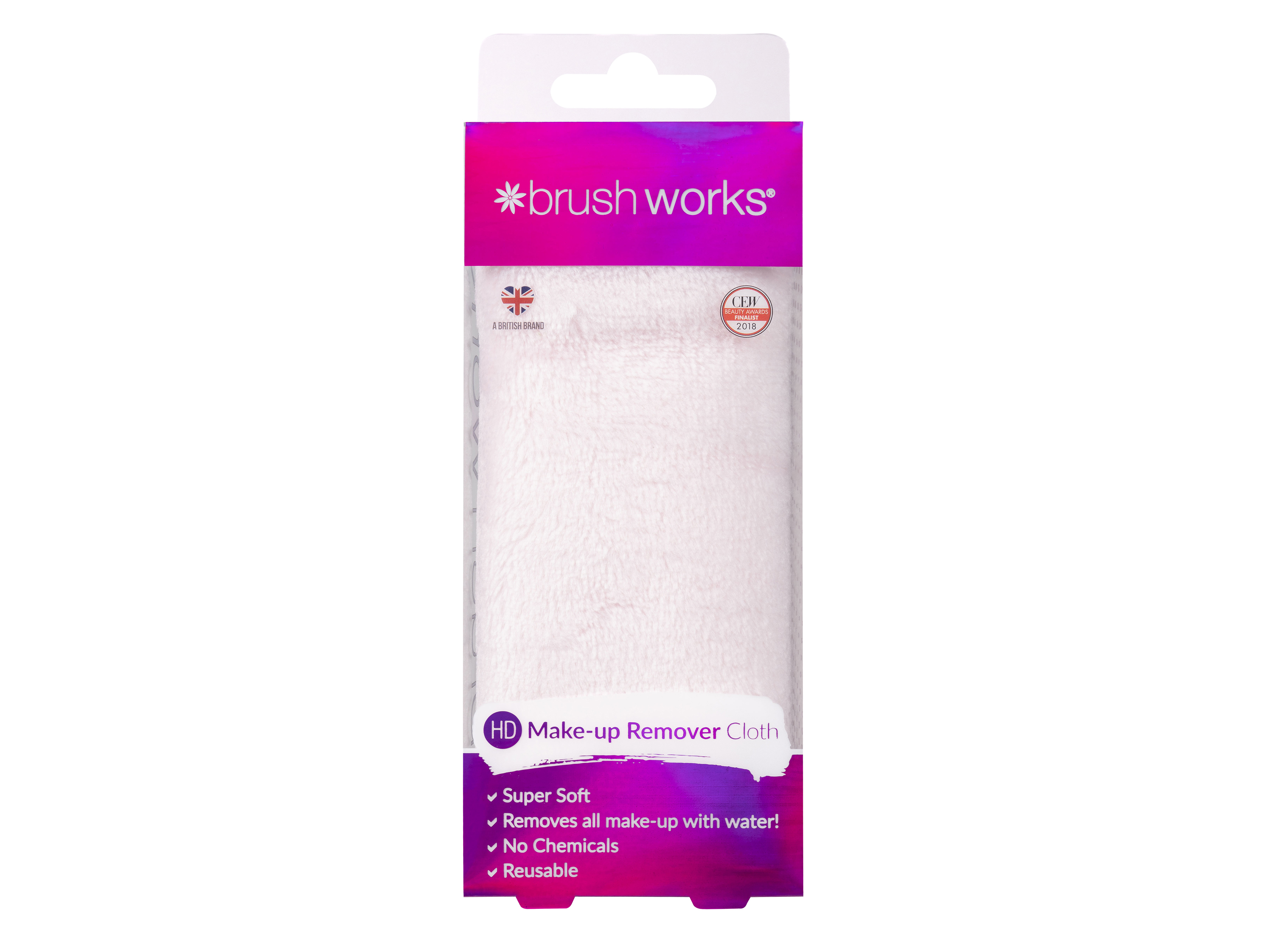 Brushworks Makeup Remover Cloth, 1 stk.