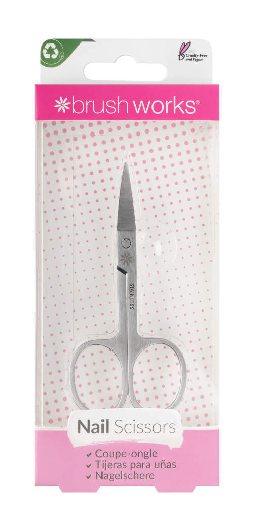 Brushworks Nail Scissors, 1 stk