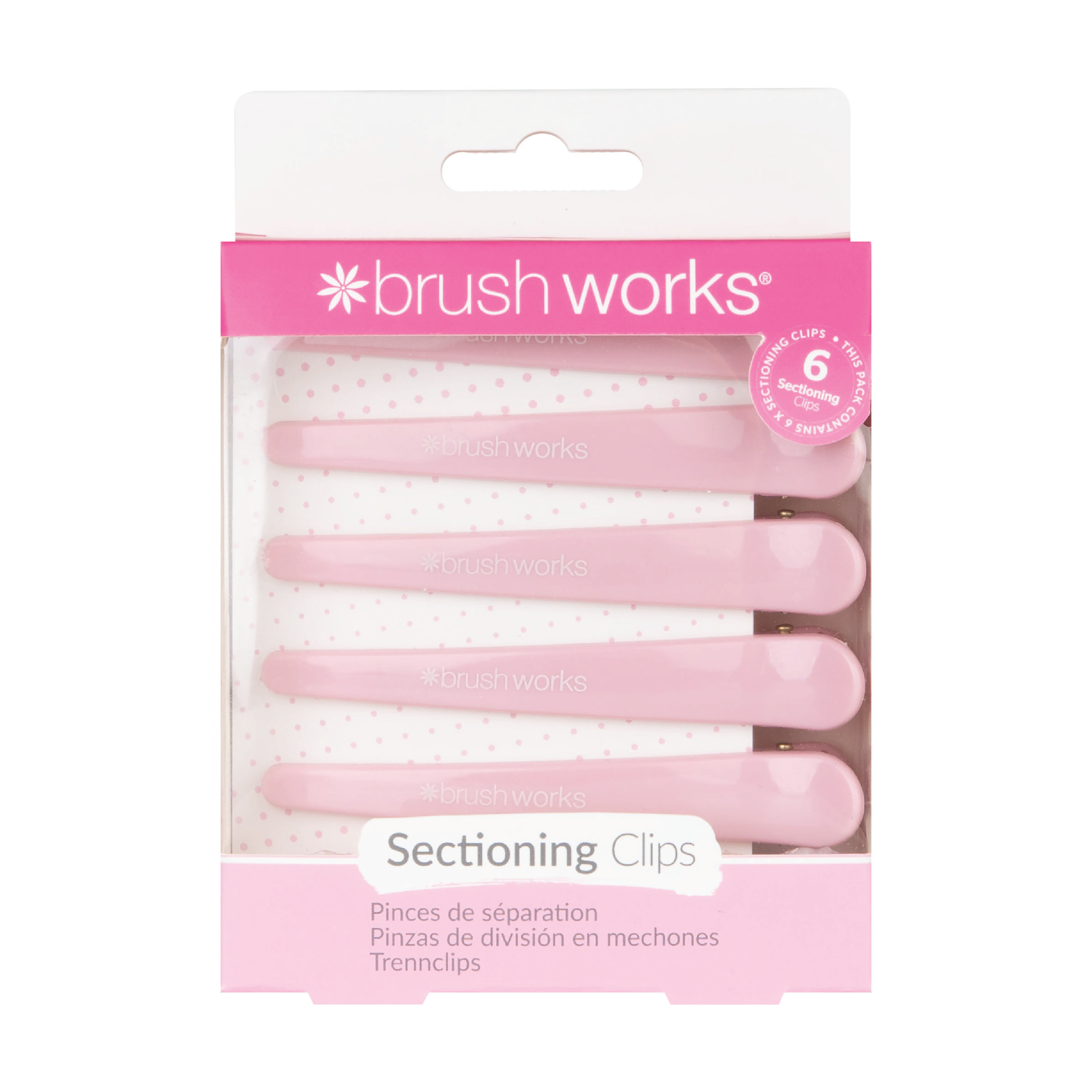Brushworks Sectioning Clips, 6 stk.