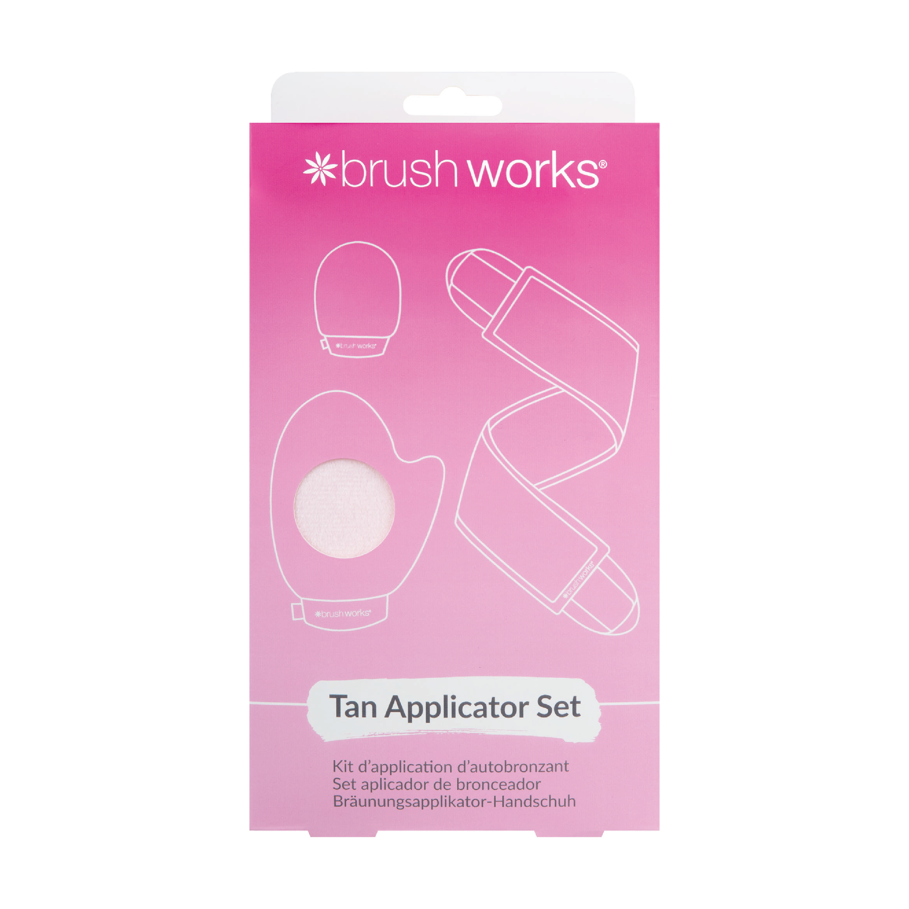 Brushworks Tan Applicator Set, 1 sett
