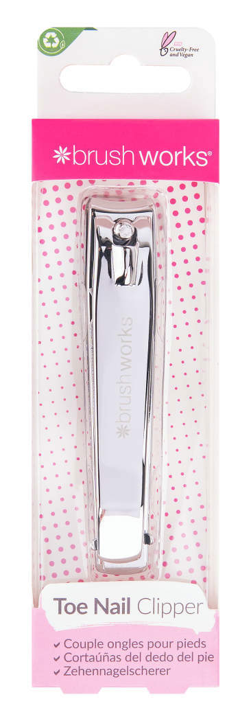 Brushworks Toe Nail Clipper, 1 stk