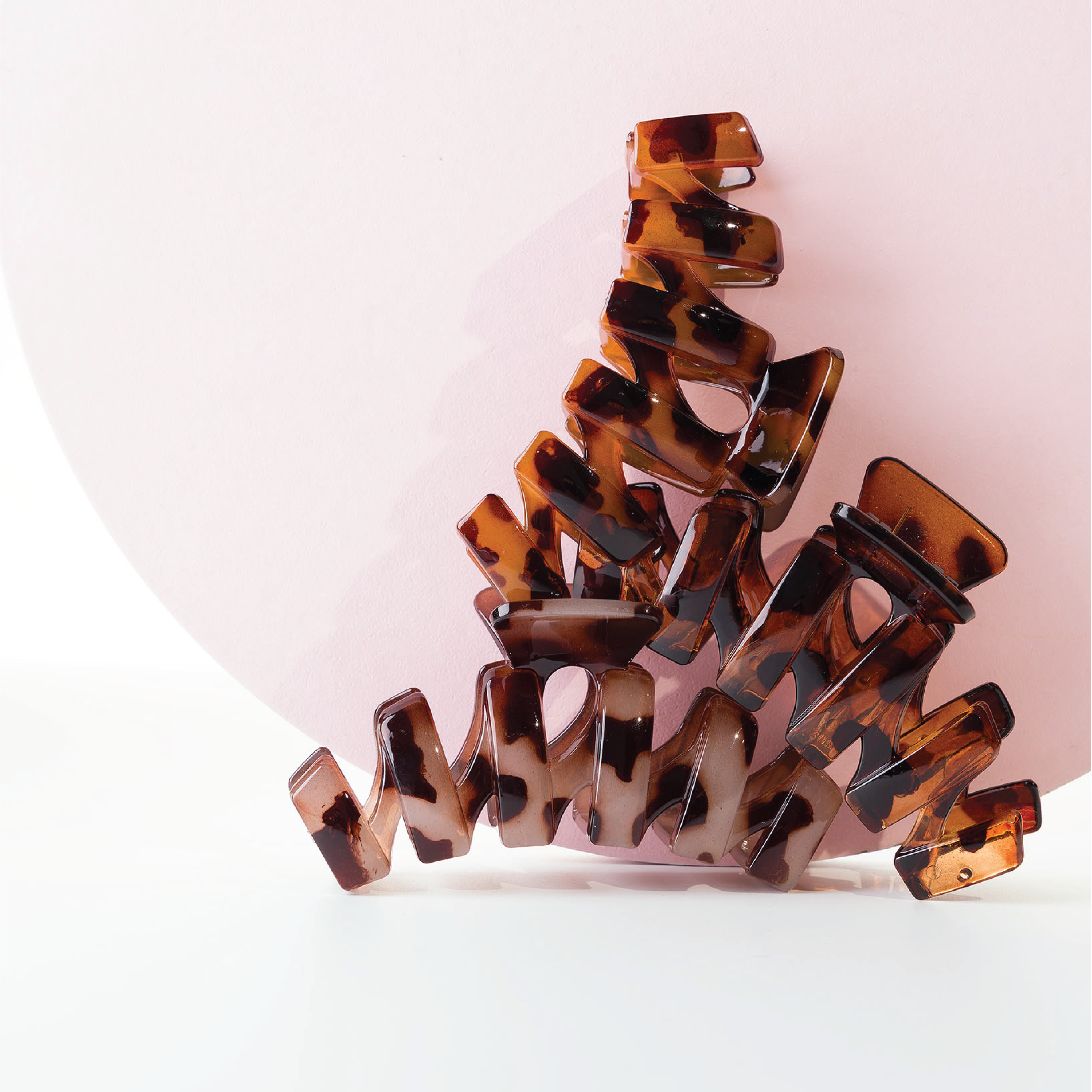 Brushworks Tortoiseshell Claw Clips, 3 stk.