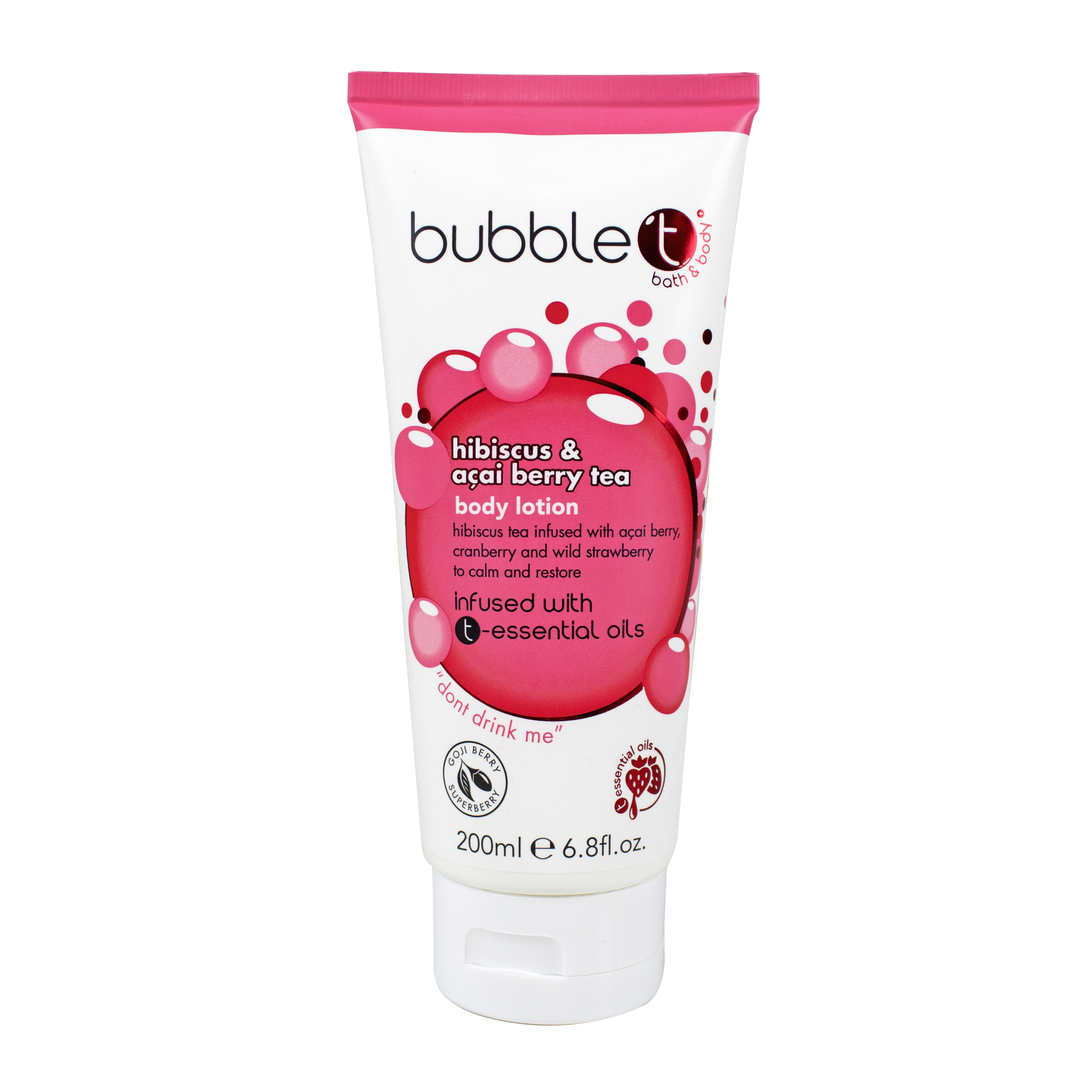 BubbleT Bodylotion Hibiscus & Acai Berry, 200 ml