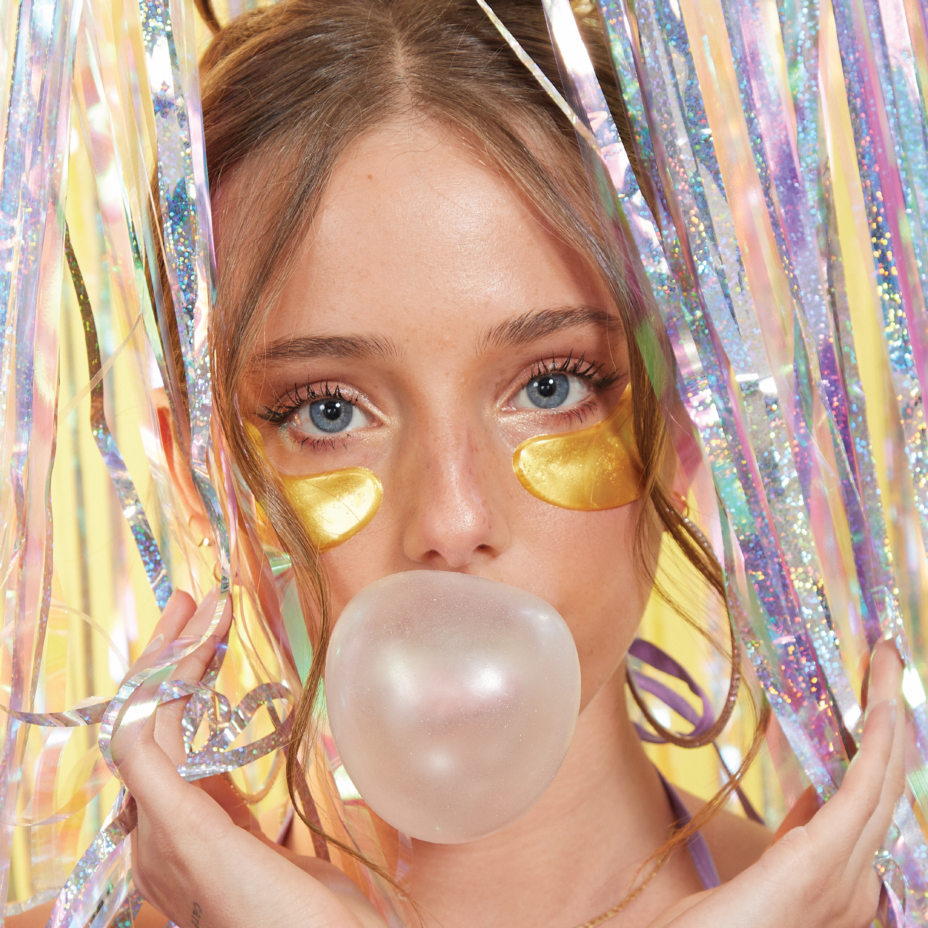 BubbleT Hydrogel Eye Patches Collagen & Green Tea, 1 par