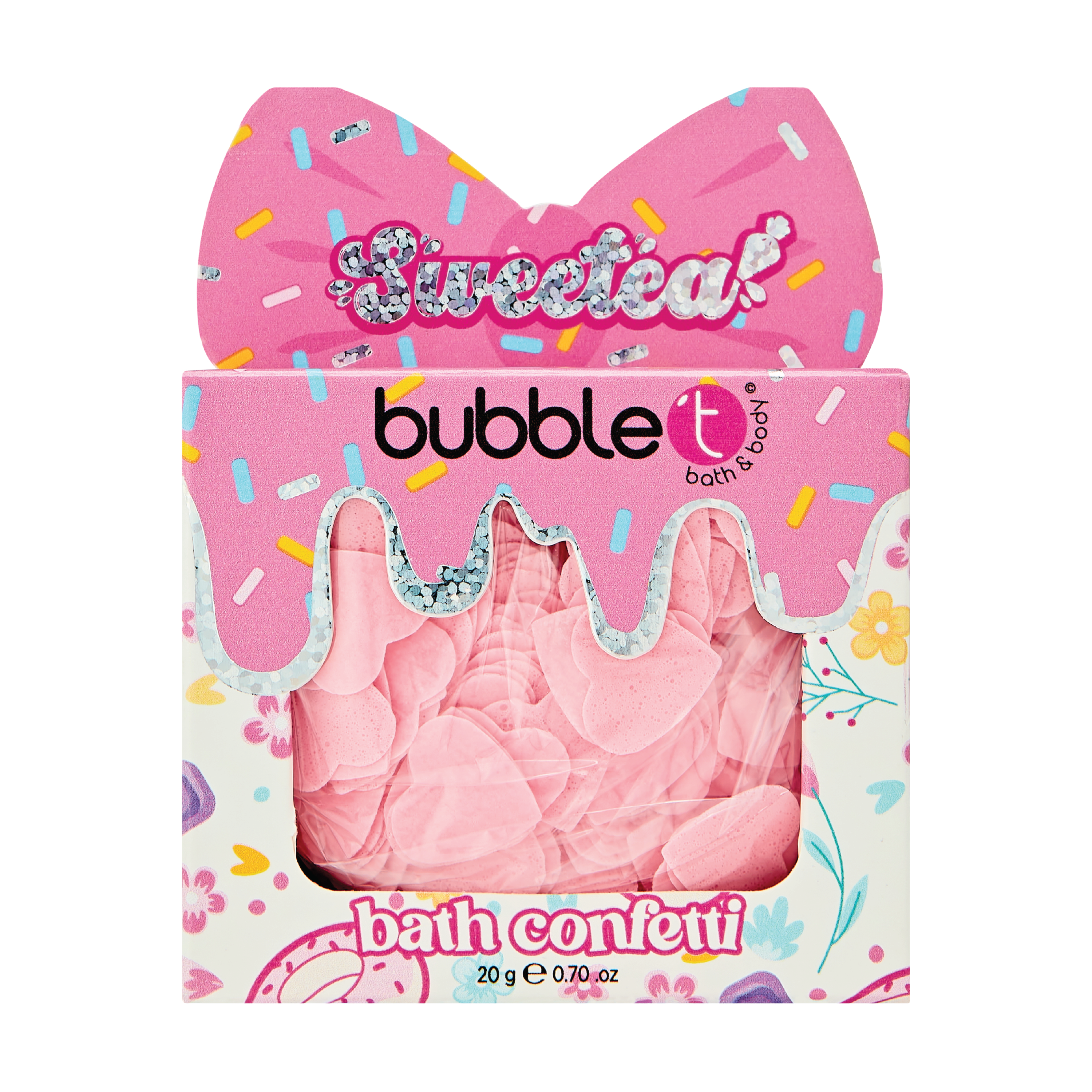 BubbleT Sweetea Bath Confetti, 20 g