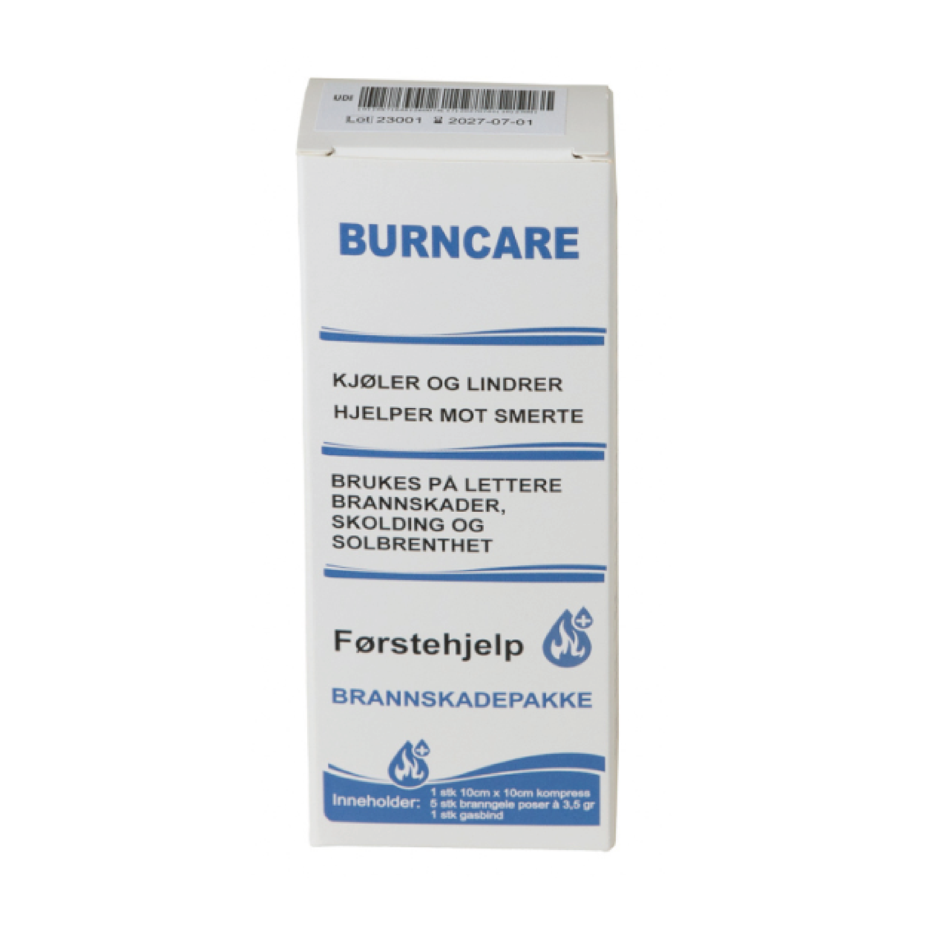 Burncare Brannskadepakke, 1 stk.