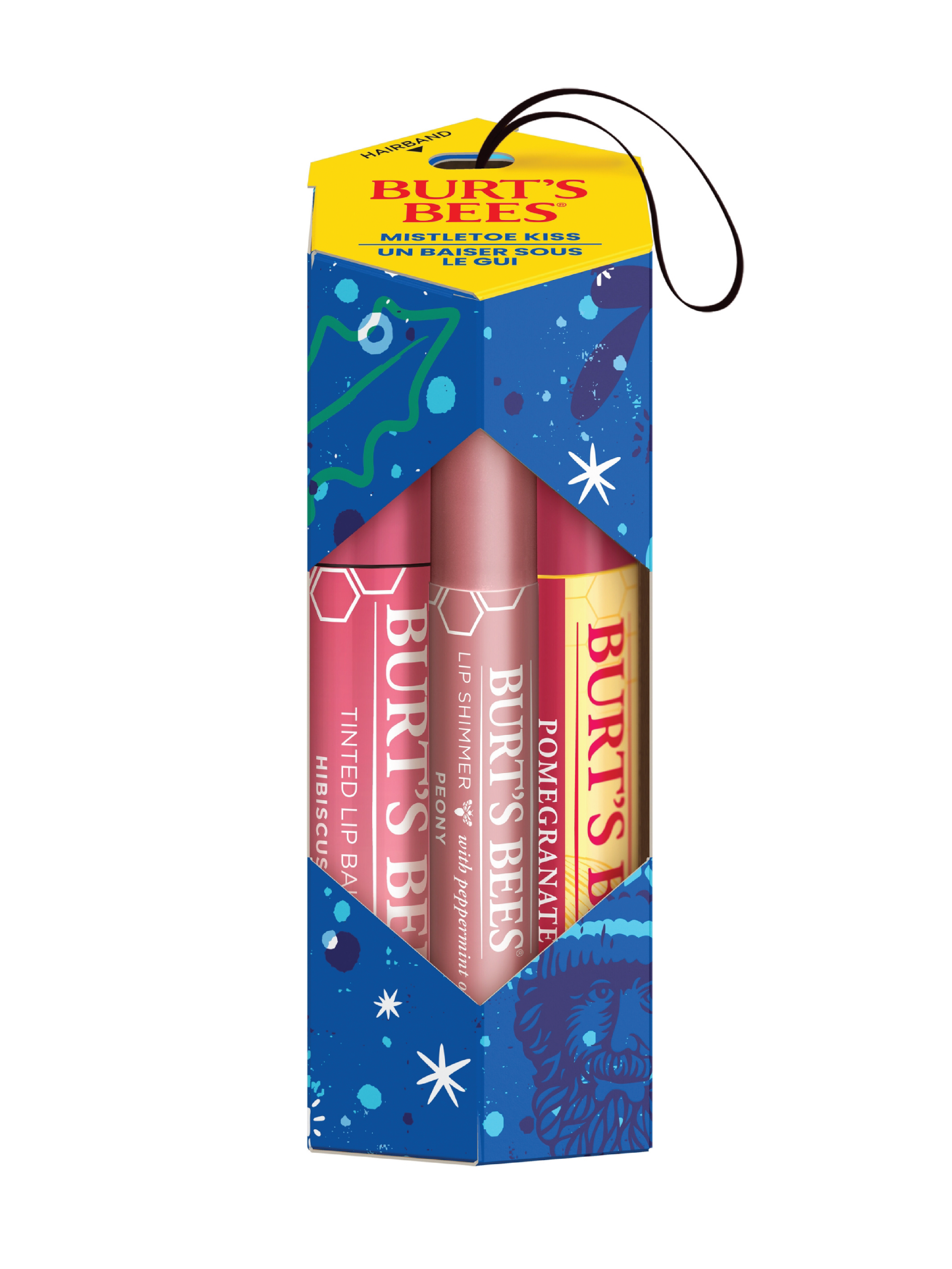 Burt's Bees Mistletoe Kiss, 1 sett