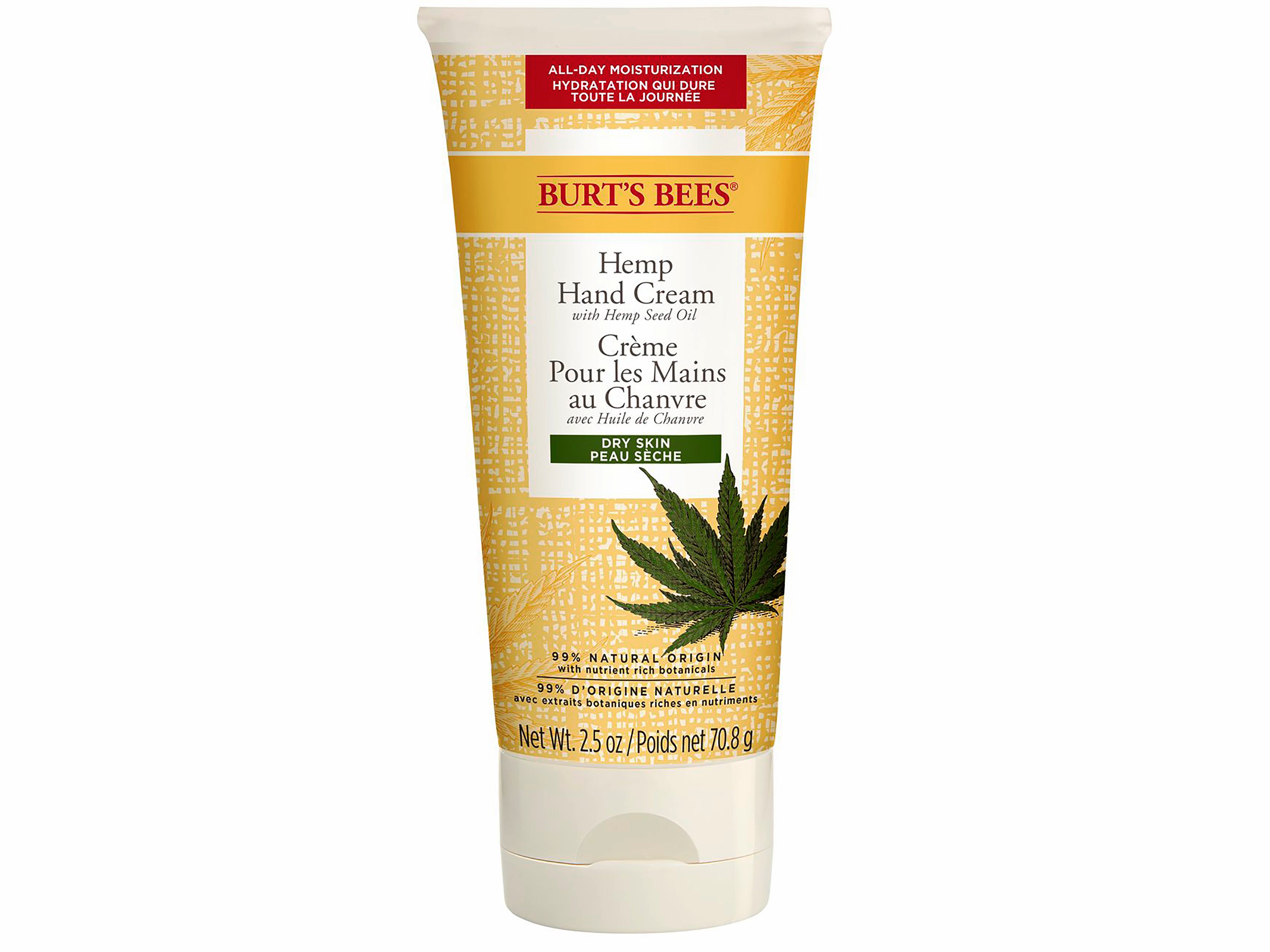 Burt's Bees Hand Cream Hemp, 70,8 gram