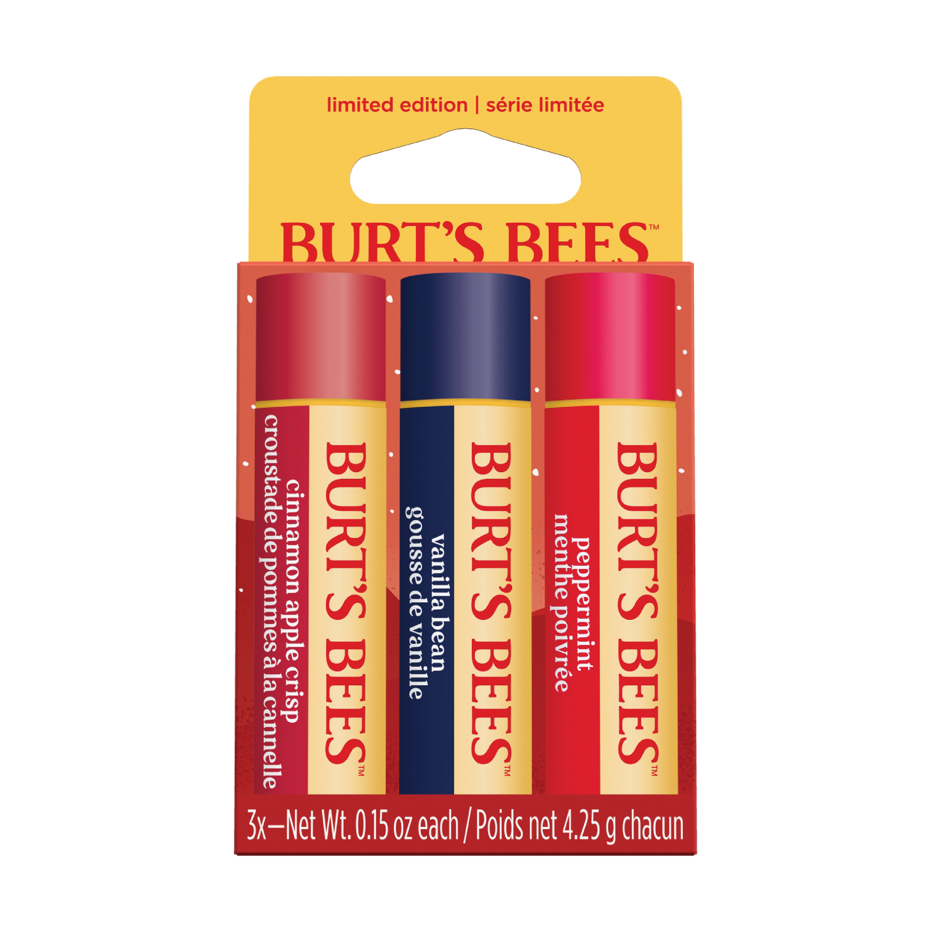 Burt's Bees Lip Balm Winter Wonders, 3 stk.