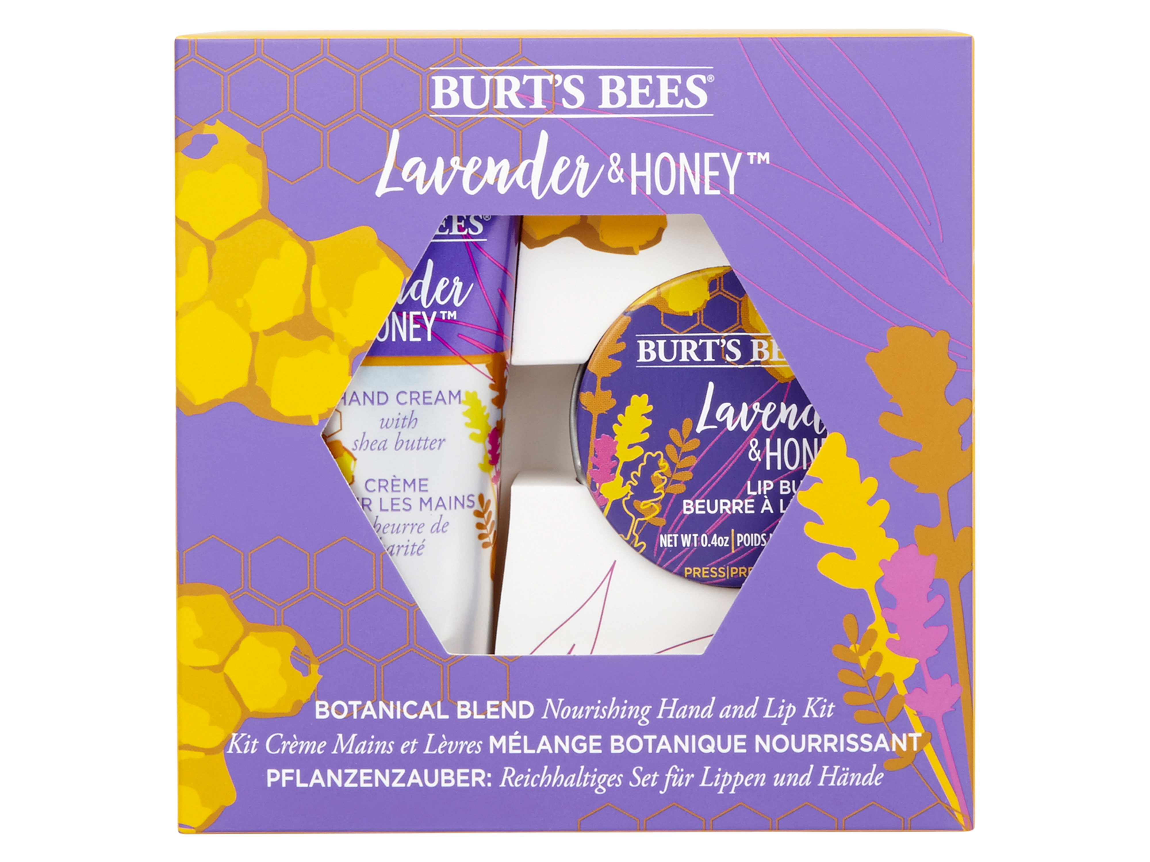 Burt's Bees Lip & Hand Gift – Lavender & Honey, Gavesett