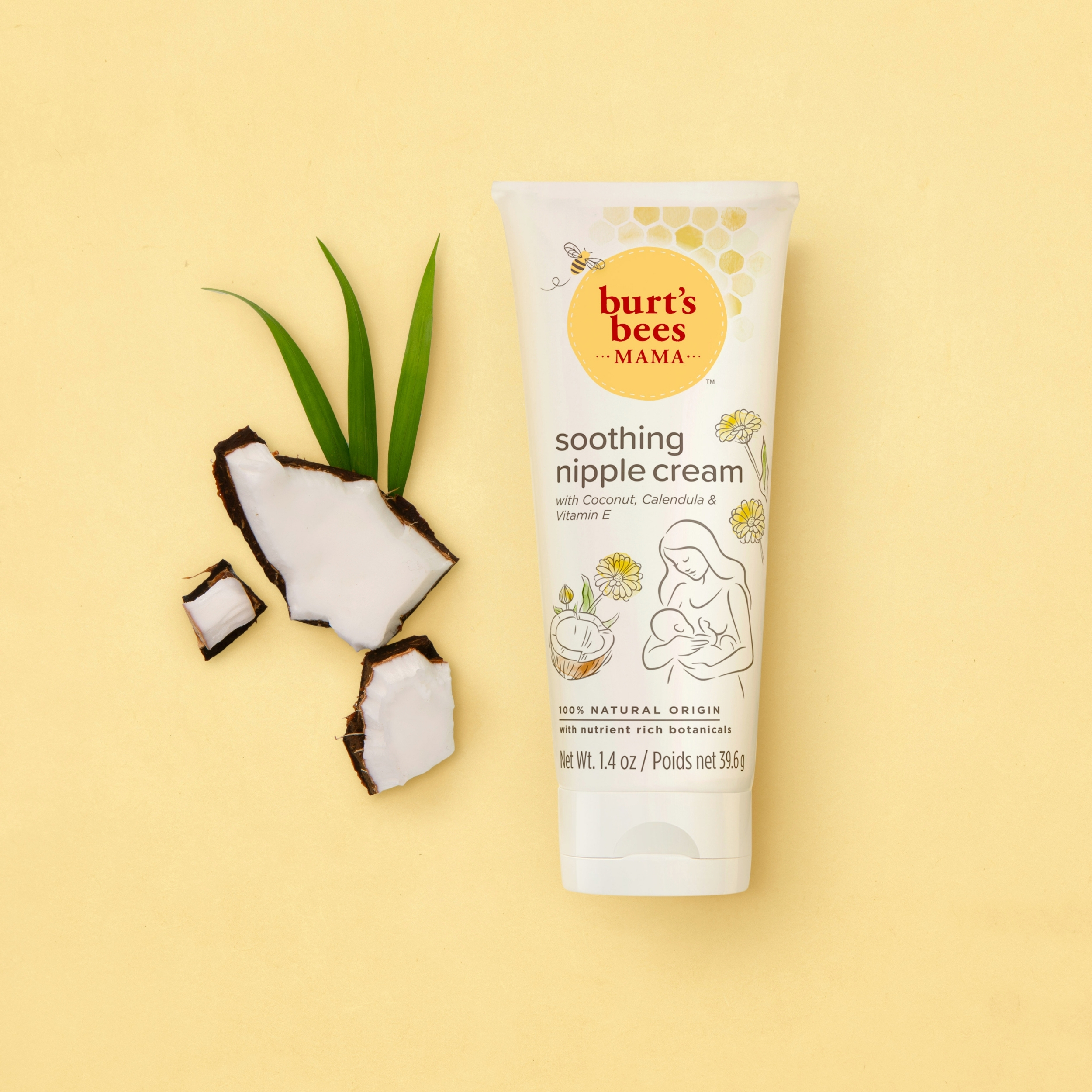 Burt's Bees Mama Soothing Nipple Cream, 39, 6 g