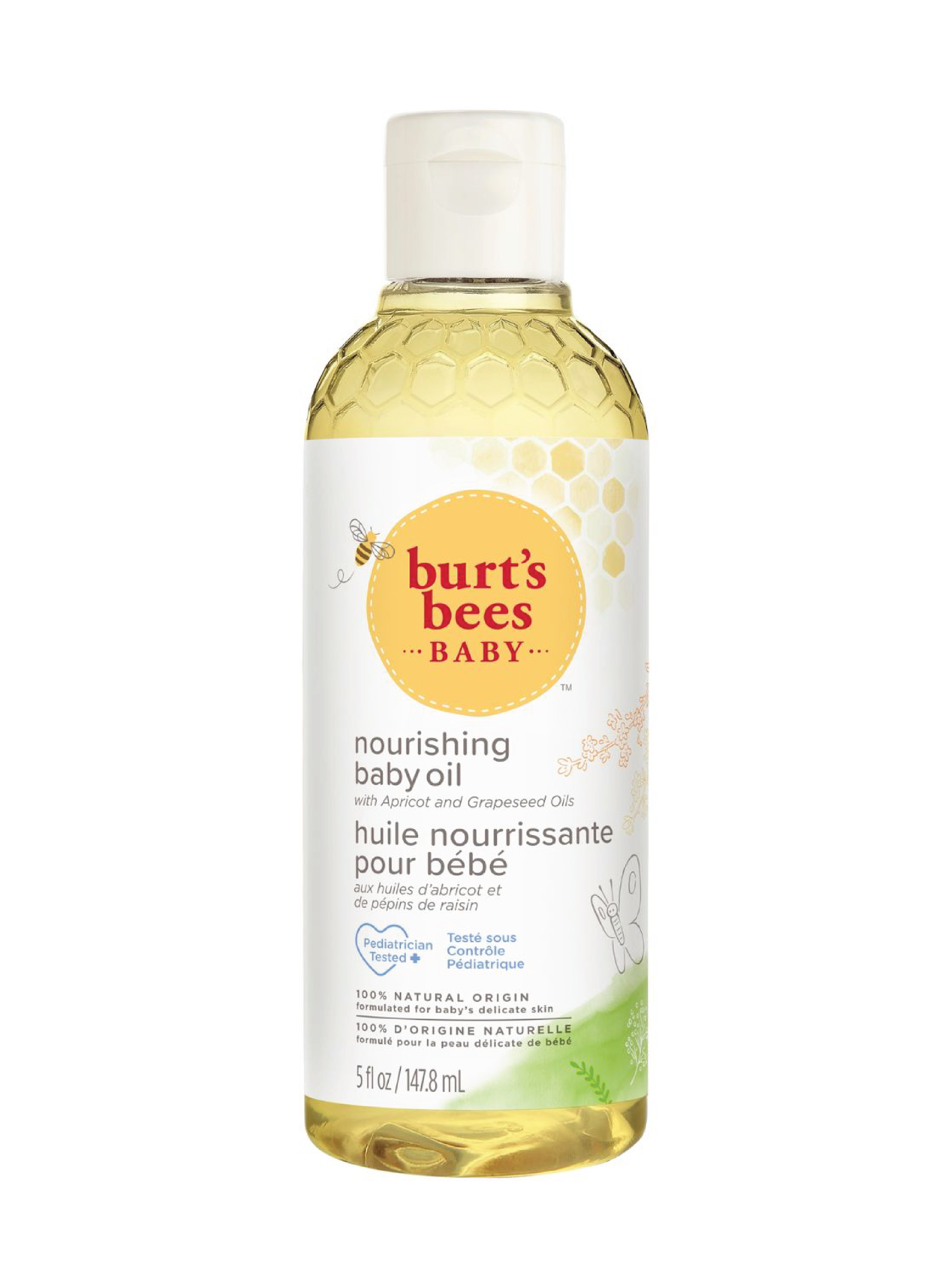 Burt's Bees Nourishing Baby Oil, 147,8 ml