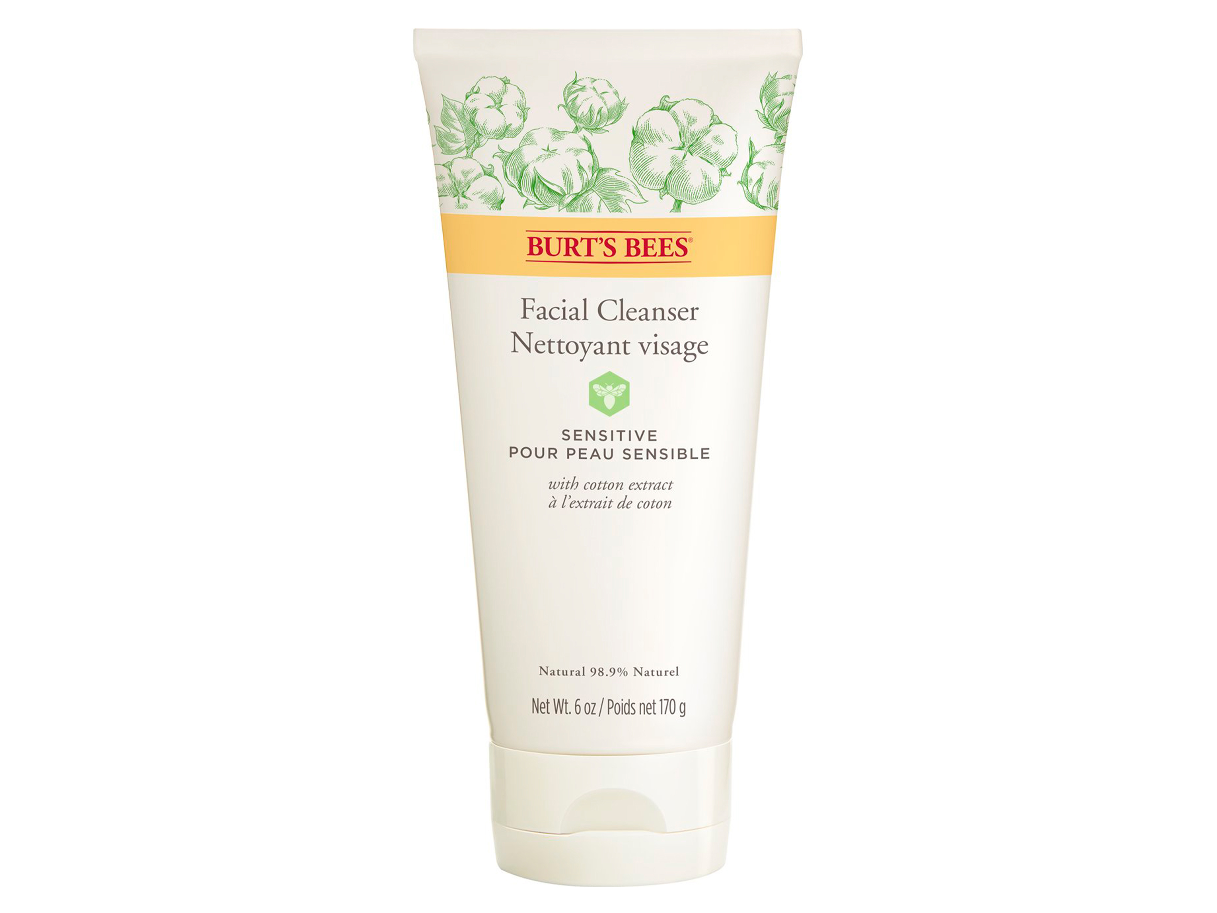 Burt's Bees Sensitive Skin Facial Cleans, 170 g