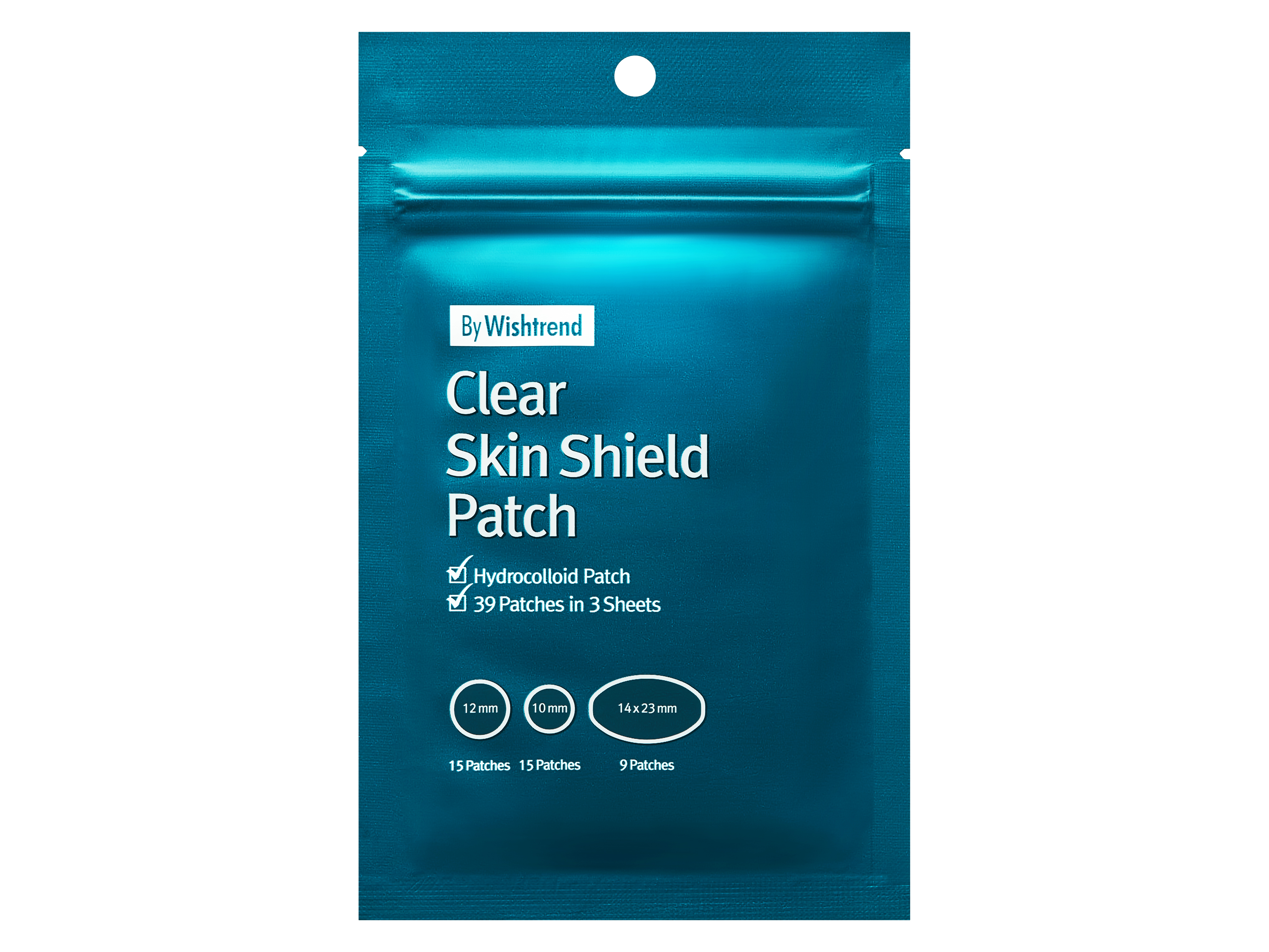 By Wishtrend Clear Skin Shield Patch, 39 stk.