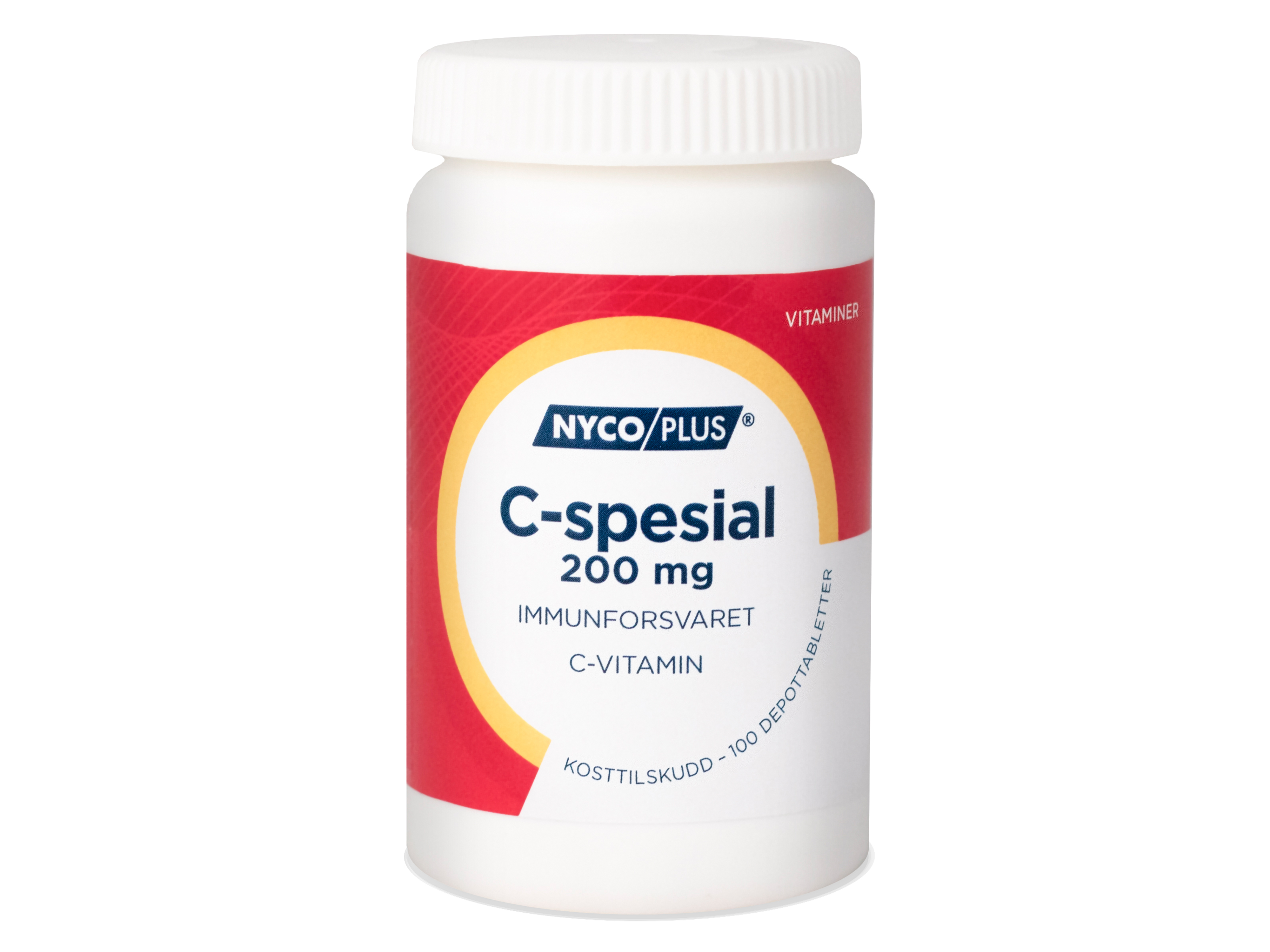 Nycoplus C-spesial 200 mg, 100 depottabletter