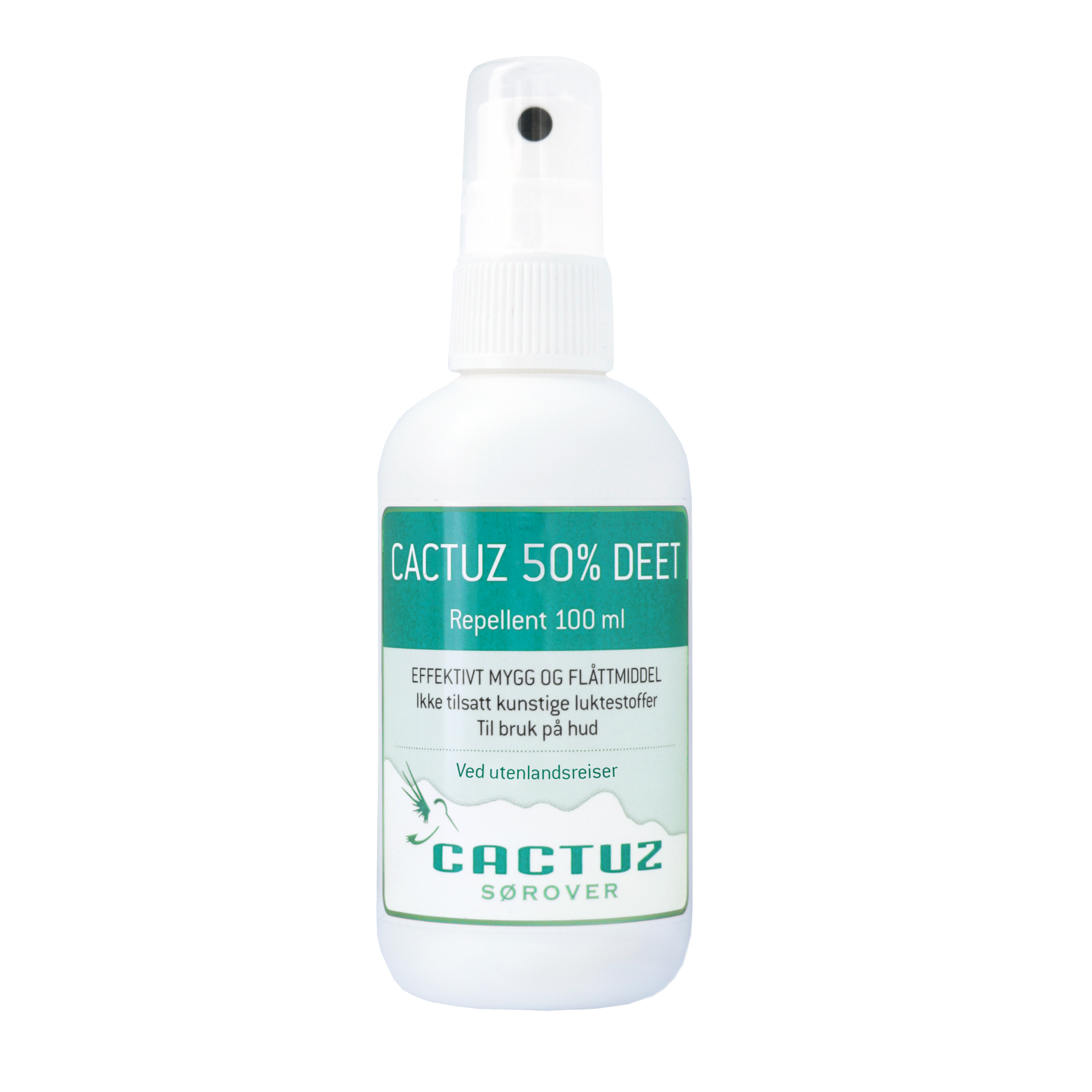 Cactuz 50% DEET mot mygg/flått, 100 ml