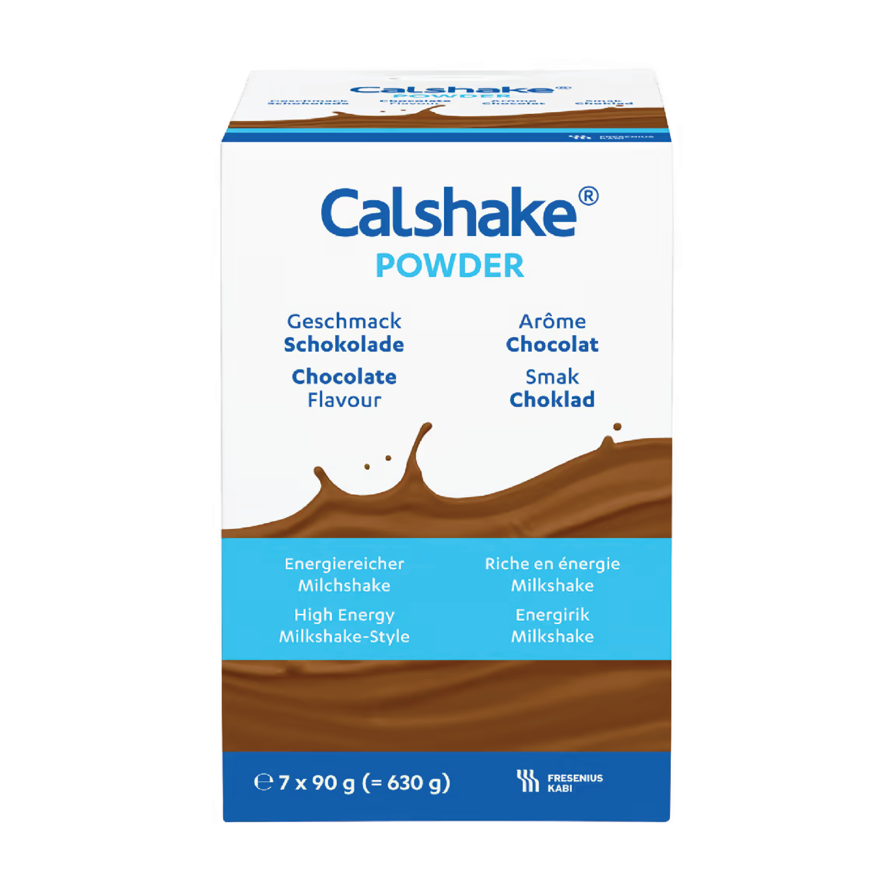 Calshake Pulver, Sjokolade, 7x90 g