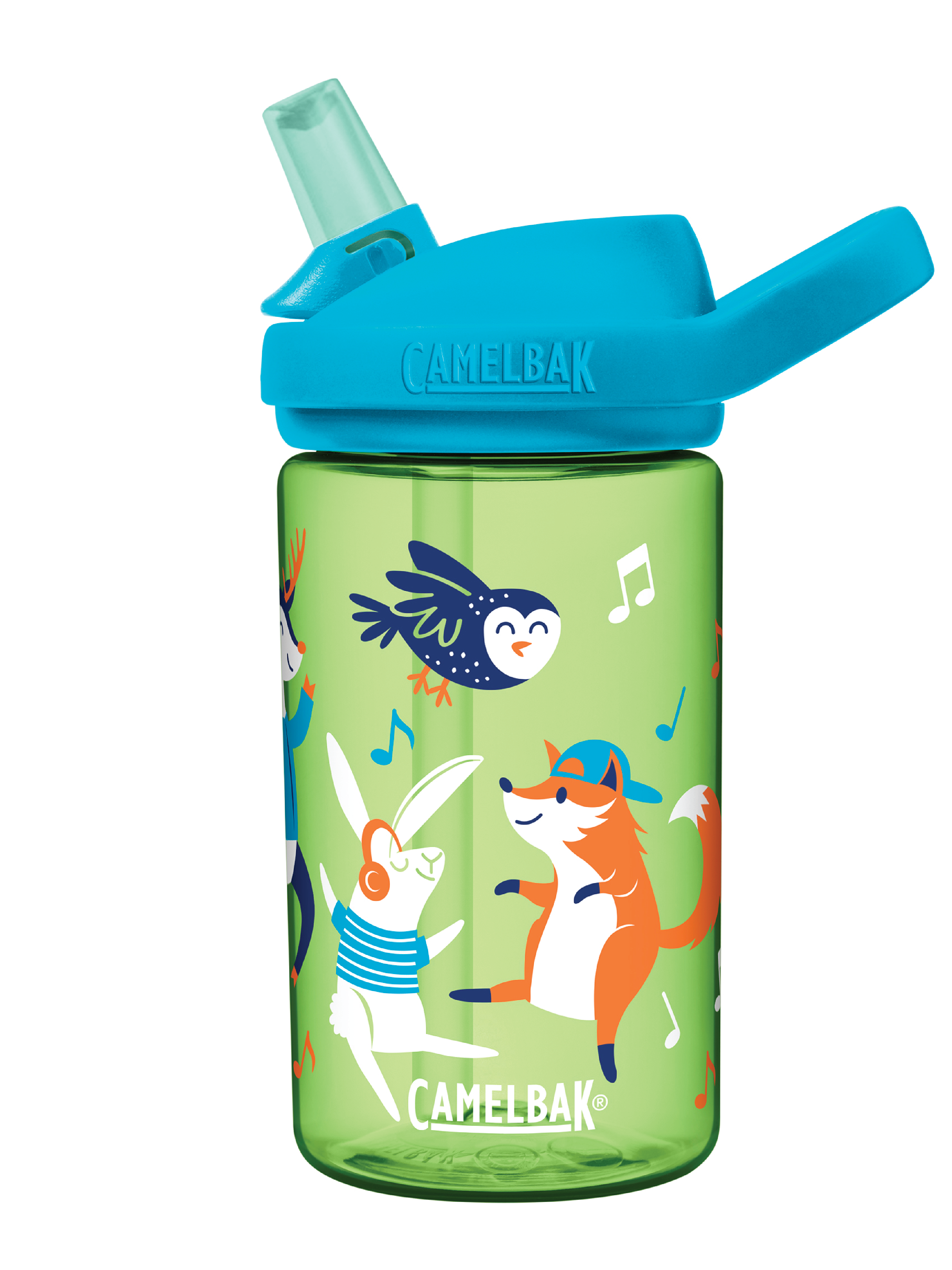 Camelbak Eddy+ Kids Drikkeflaske, Party Animals, 0,4 L