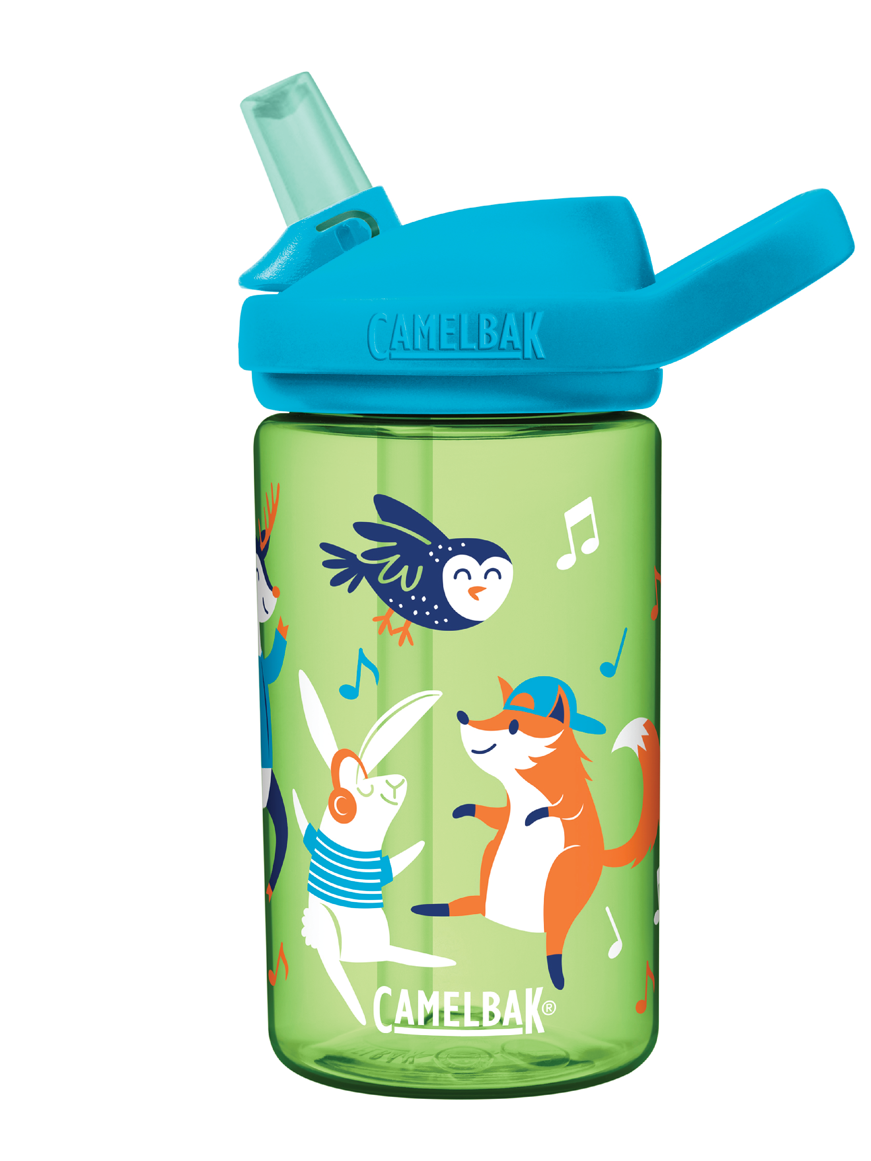 pilot skrive inaktive Camelbak Eddy+ Kids Drikkeflaske, Party Animals, 0,4 L - Sport- og  fritidsutstyr - Farmasiet.no