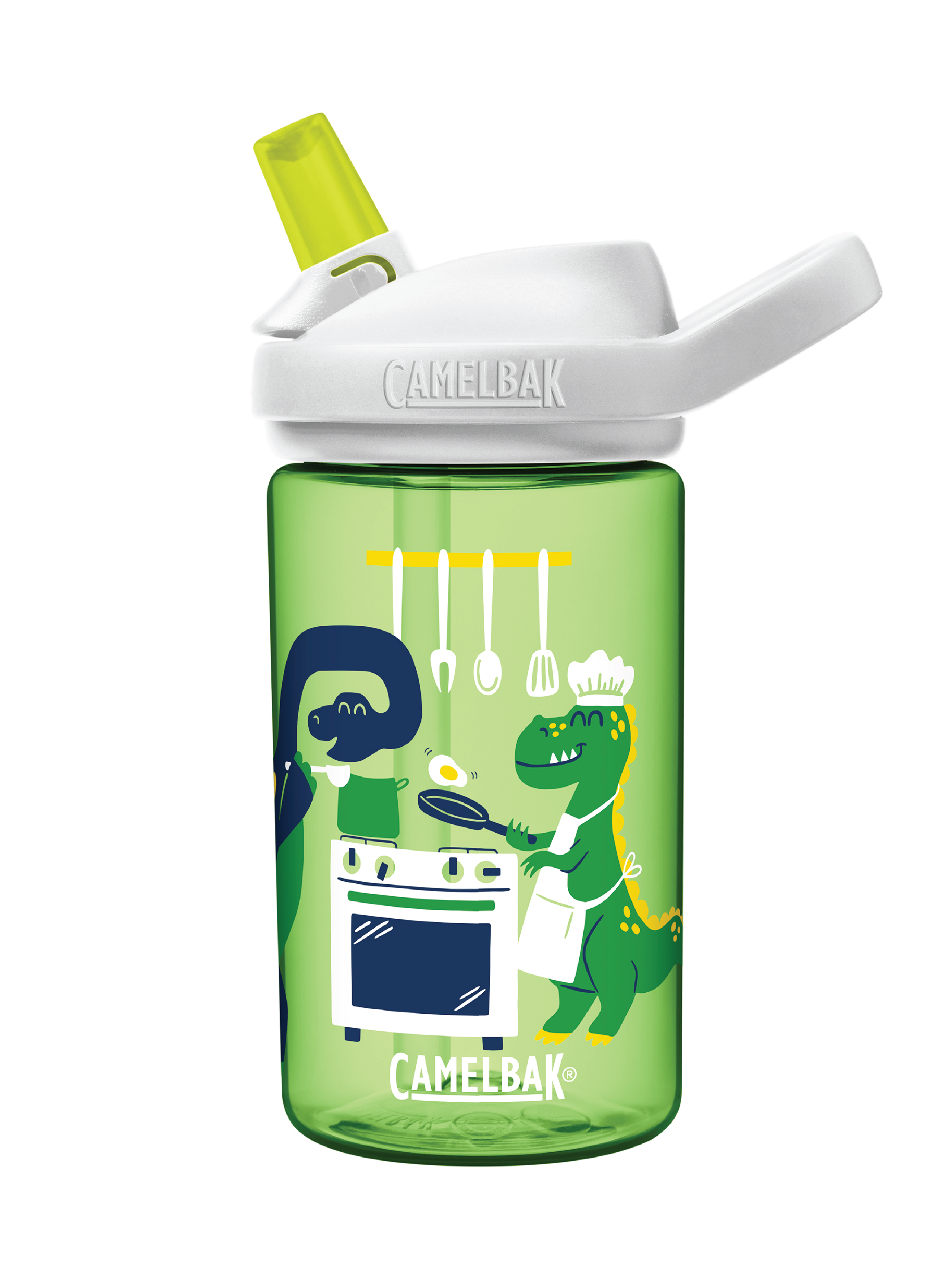 Camelbak Eddy+ Kids Drikkeflaske Chef Dino, 0,4 L