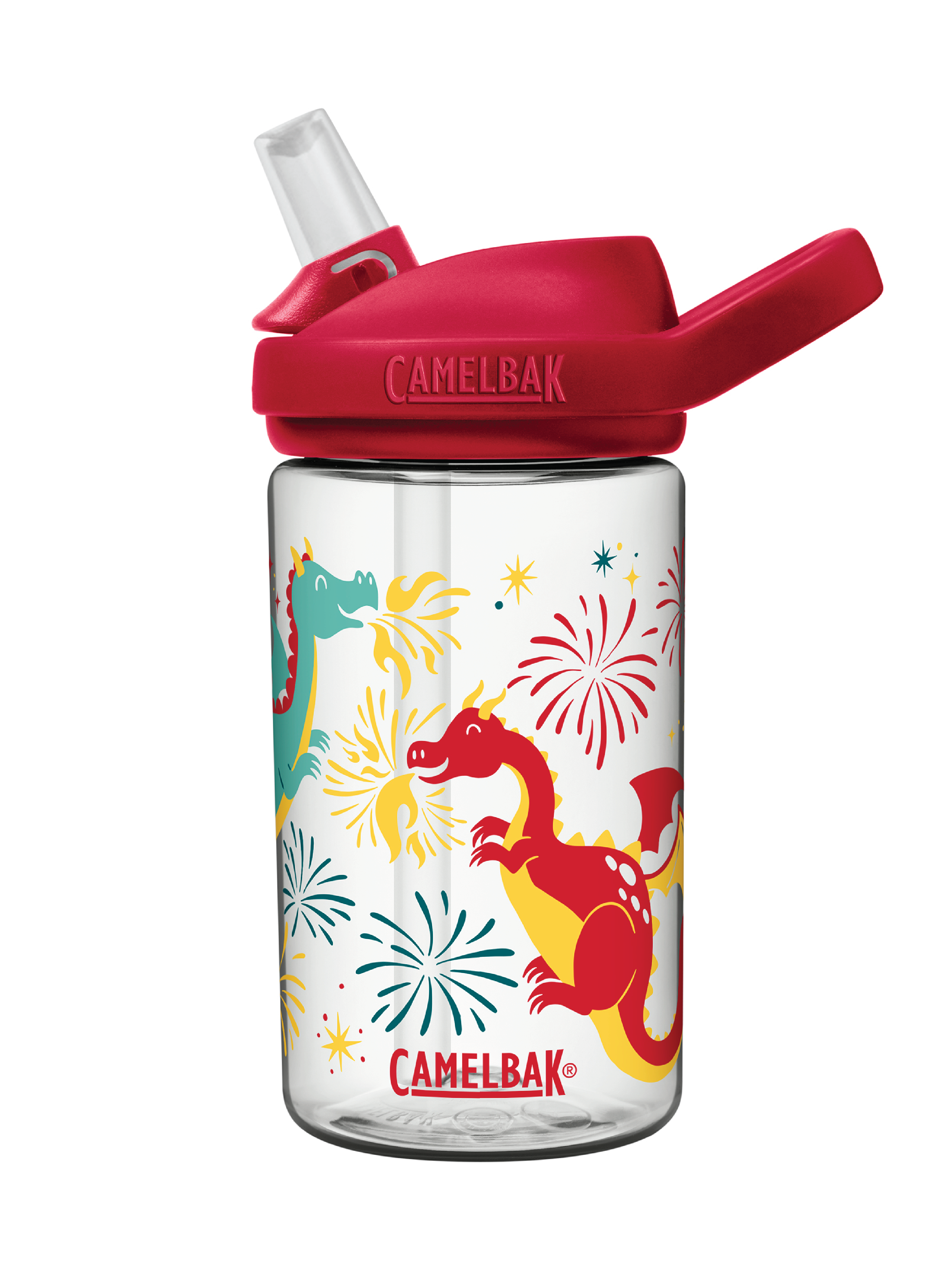 Camelbak Eddy+ Kids Drikkeflaske Firework Dragon, 0,4 L