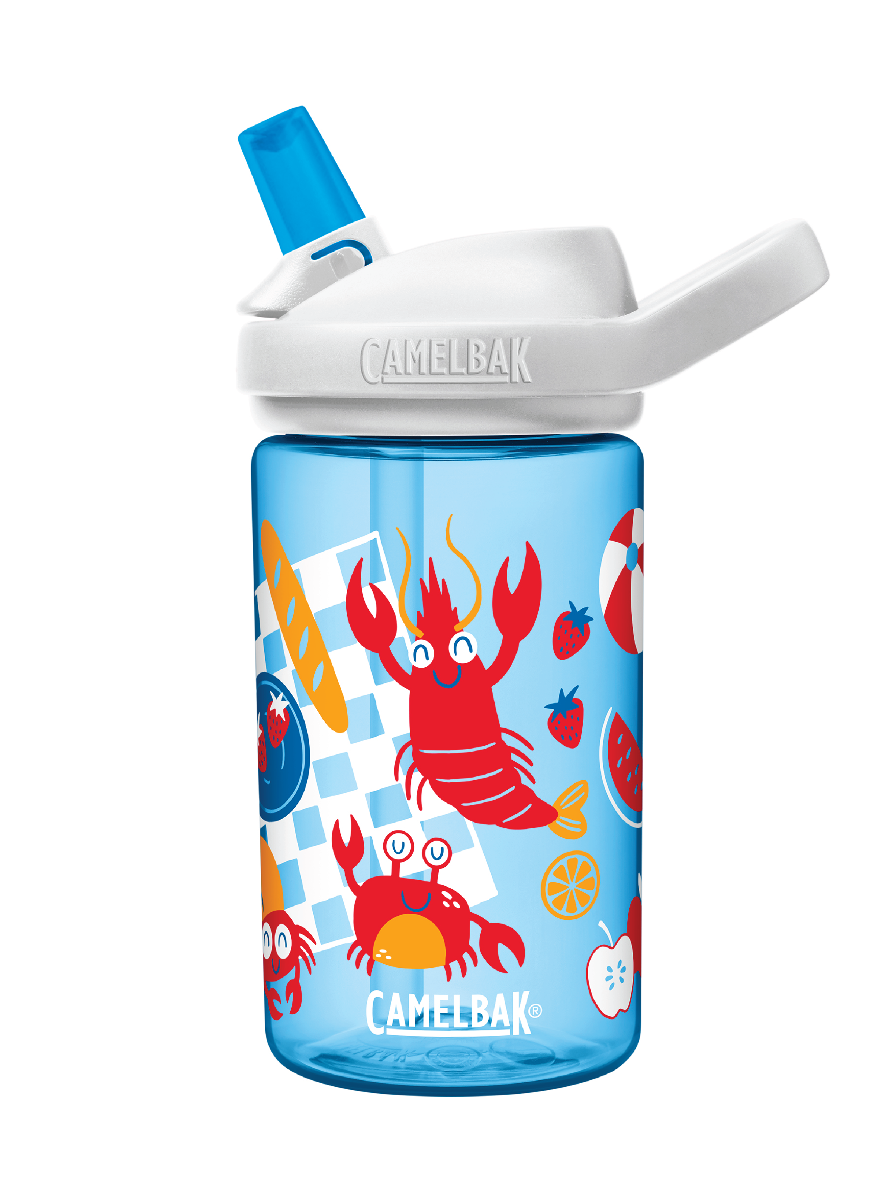 Camelbak Eddy+ Kids Drikkeflaske Nautical Picnic, 0,4 L