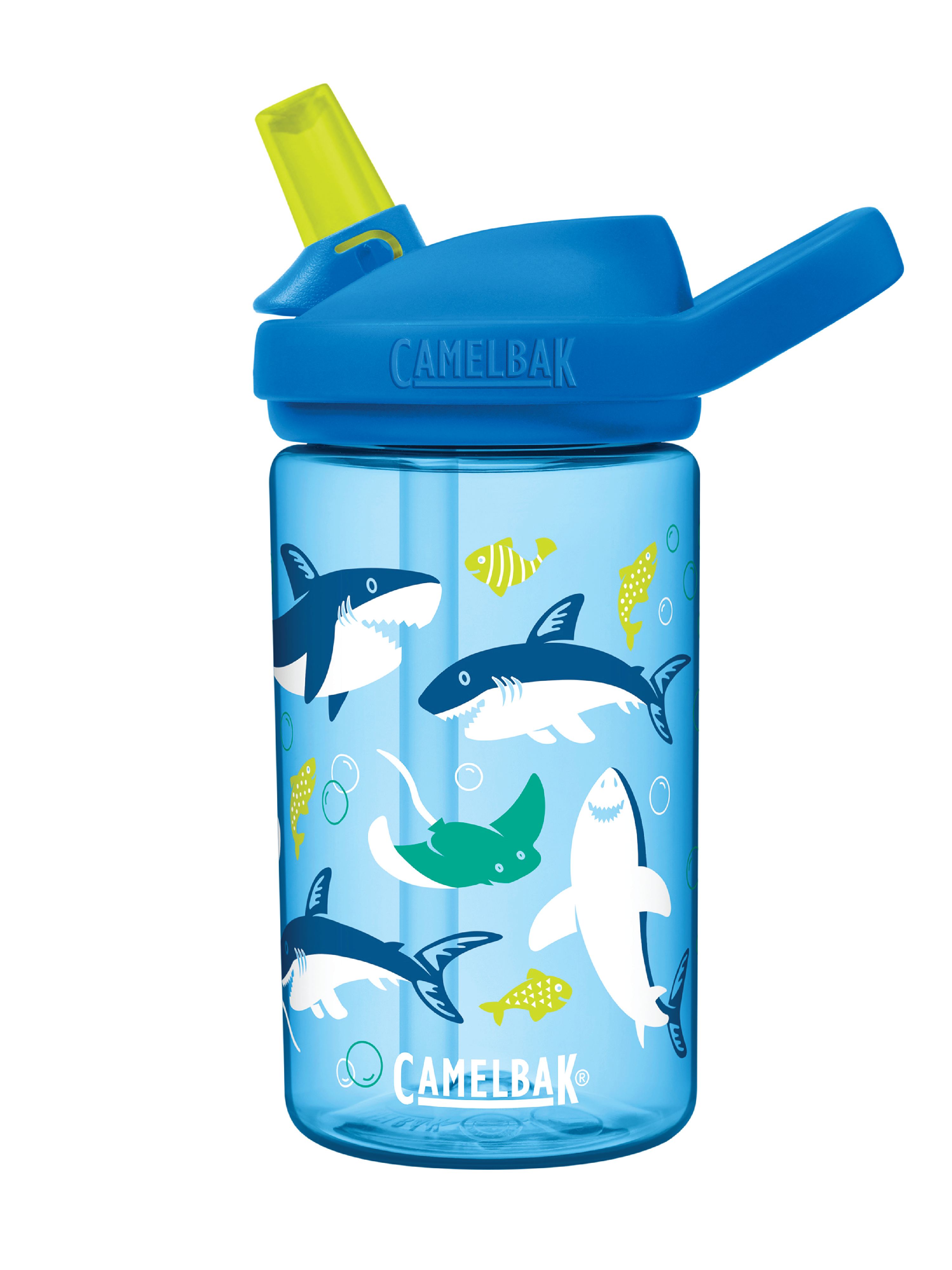 Camelbak Eddy+ Kids Drikkeflaske, Sharks and Rays, 0,4 L