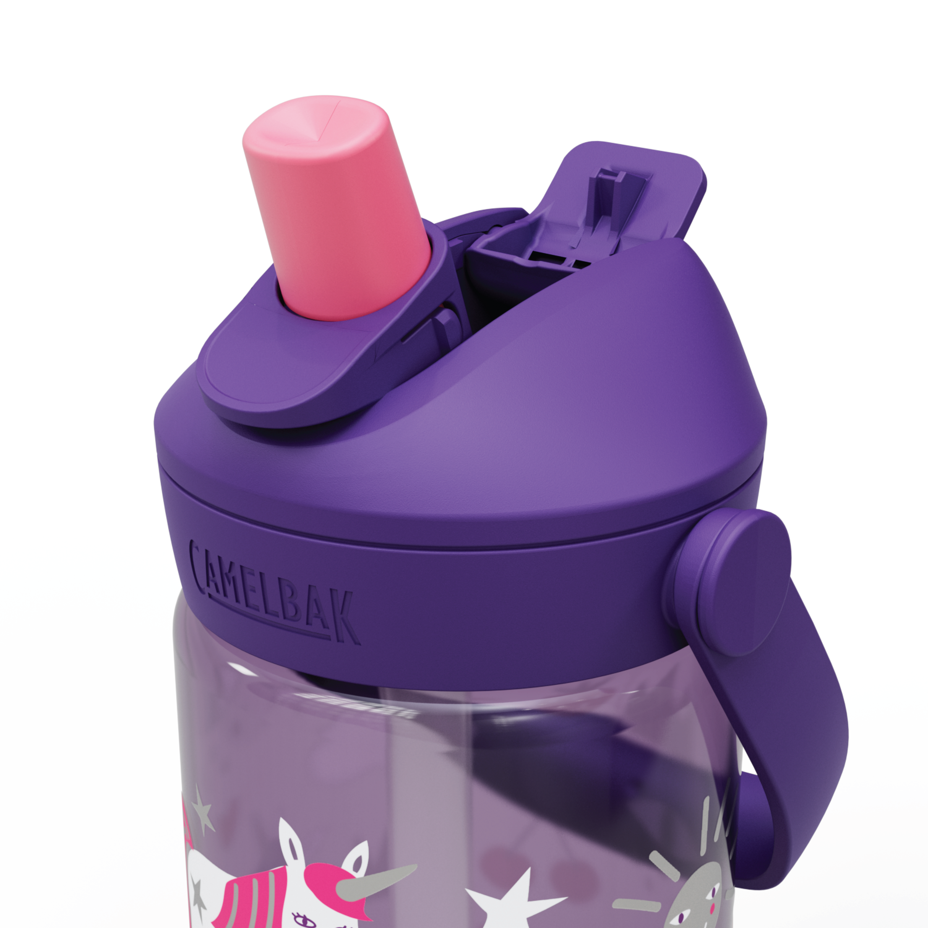Camelbak Thrive Flip Straw Kids Drikkeflaske, Unicorn Party, 0,4 L