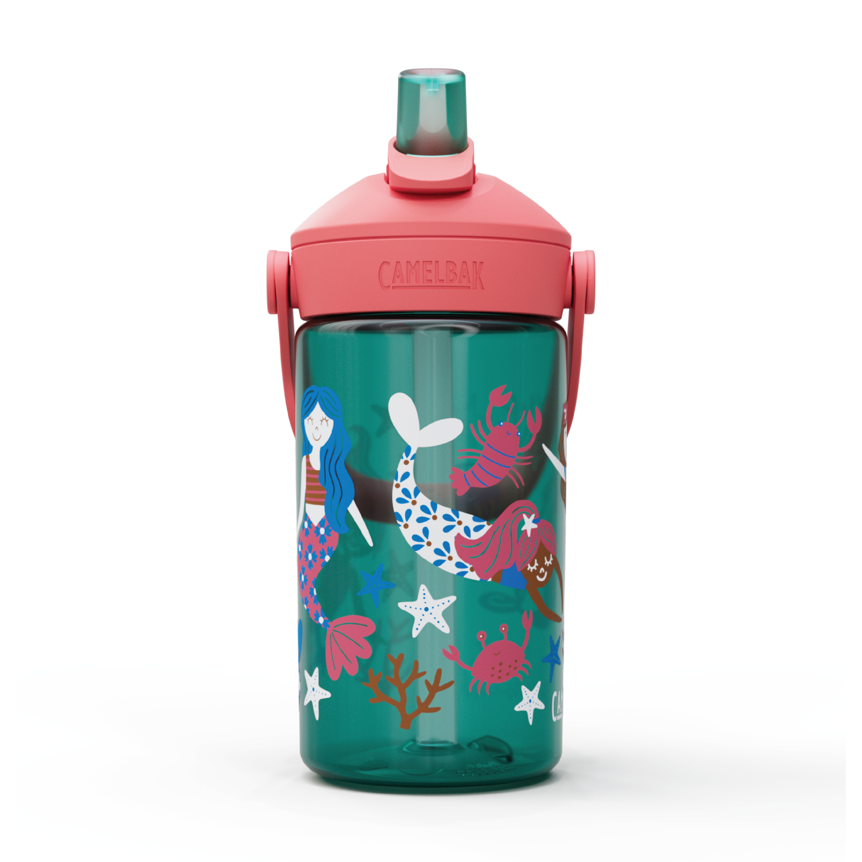 Camelbak Thrive Flip Straw Kids Drikkeflaske, Mermaid Friends, 0,4 L