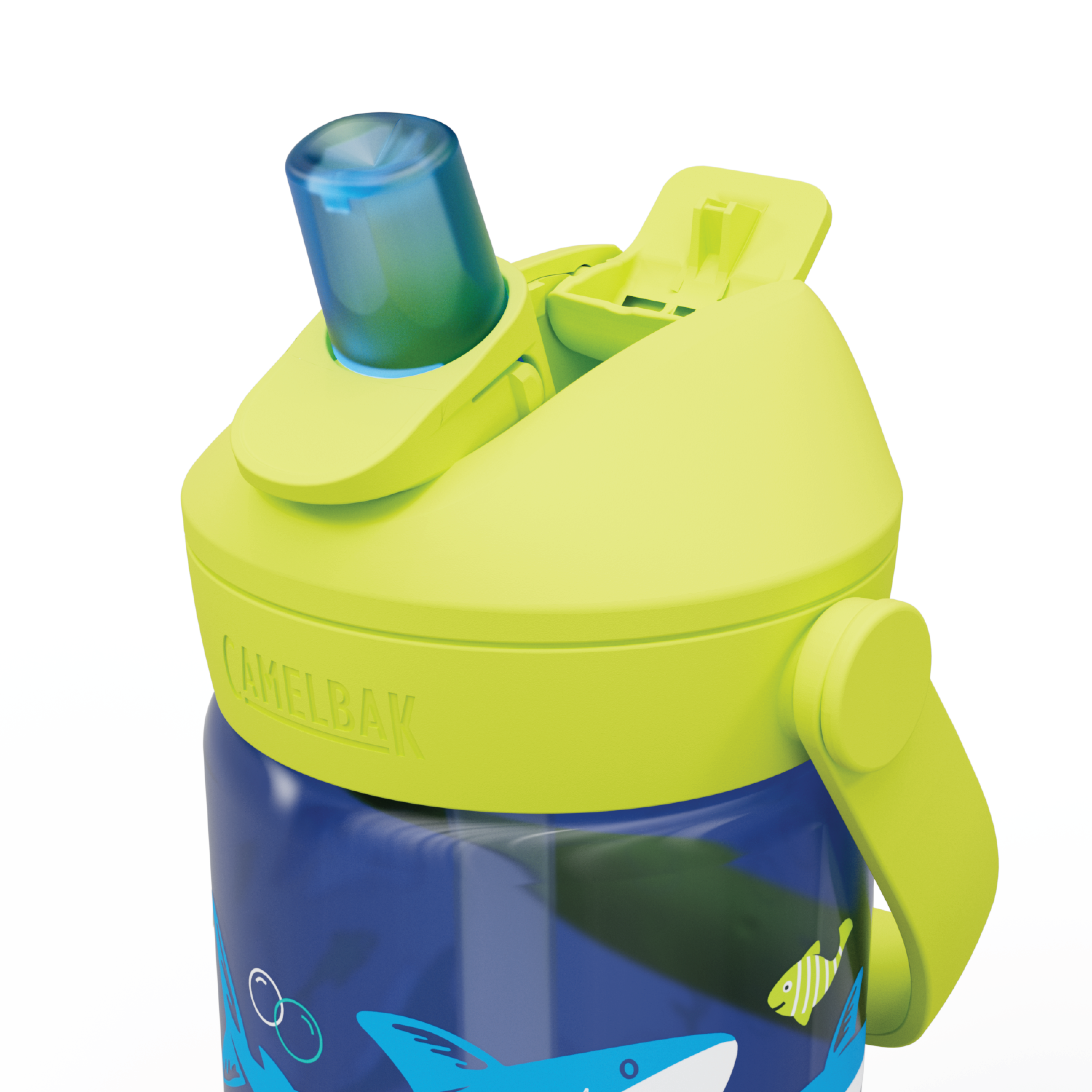 Camelbak Thrive Flip Straw Kids Drikkeflaske, Sharks and Rays, 0,4 L