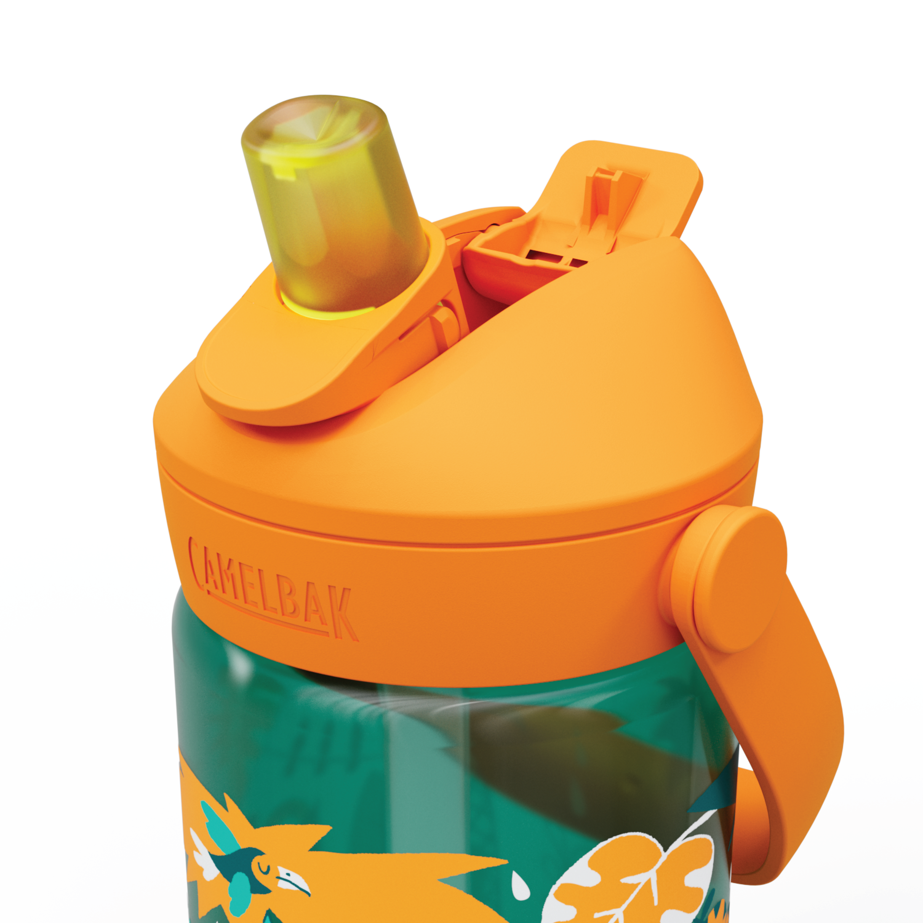 Camelbak Thrive Flip Straw Kids Drikkeflaske, Jungle Animals, 0,4 L