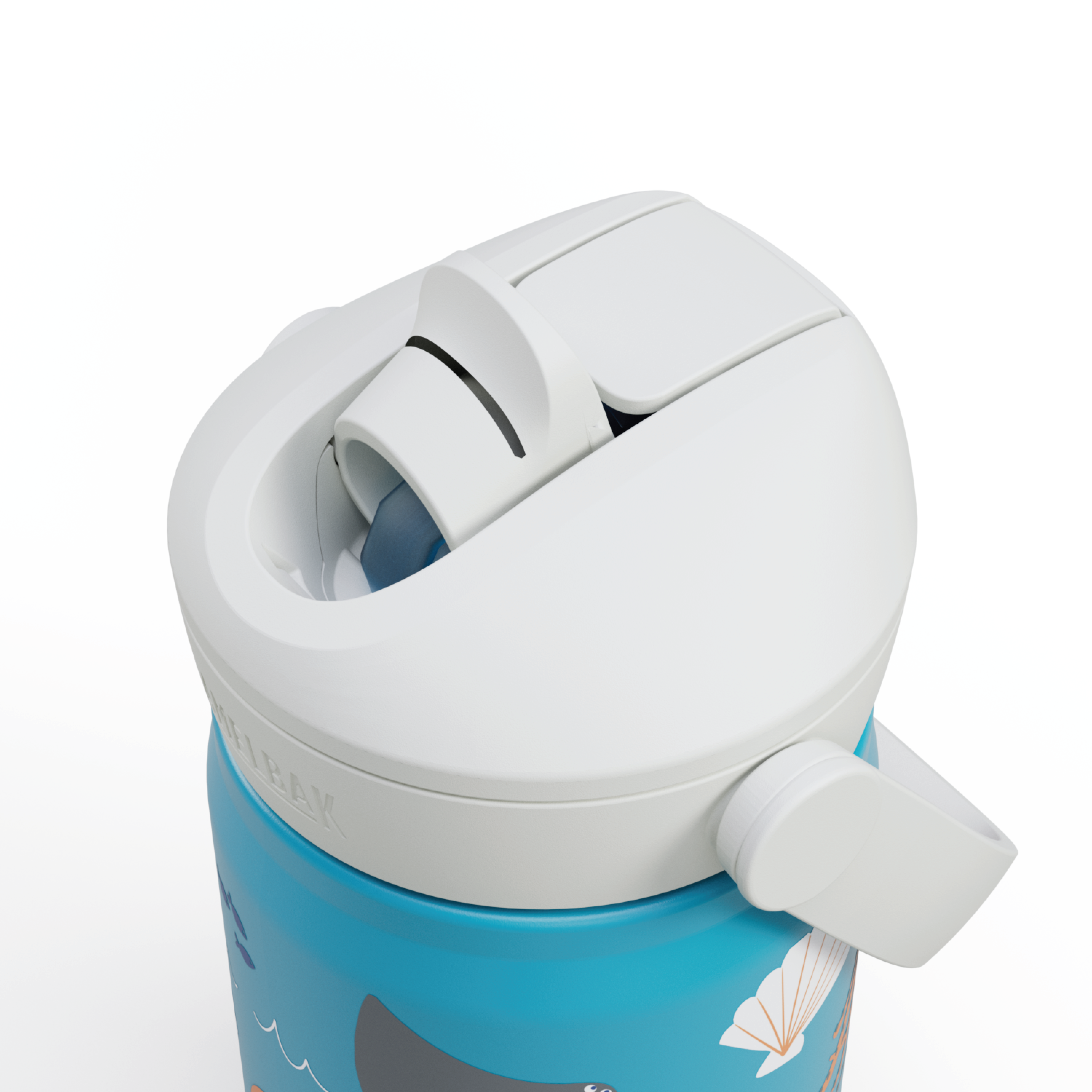 Camelbak Thrive Flip Straw Kids Insulated Drikkeflaske, Ocean Life, 0,35 L