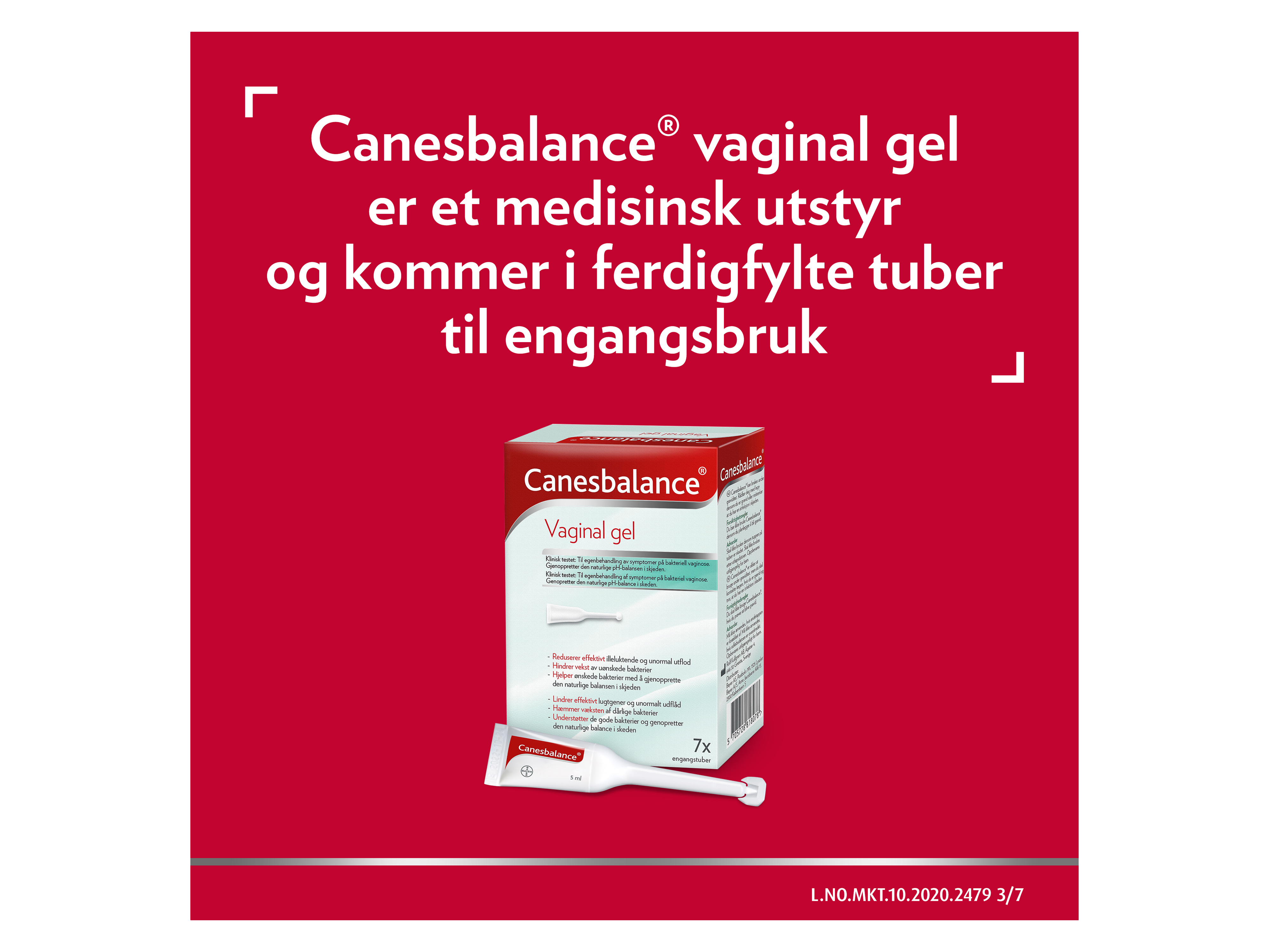 Canesbalance Vaginal Gel, 7 x 5 ml