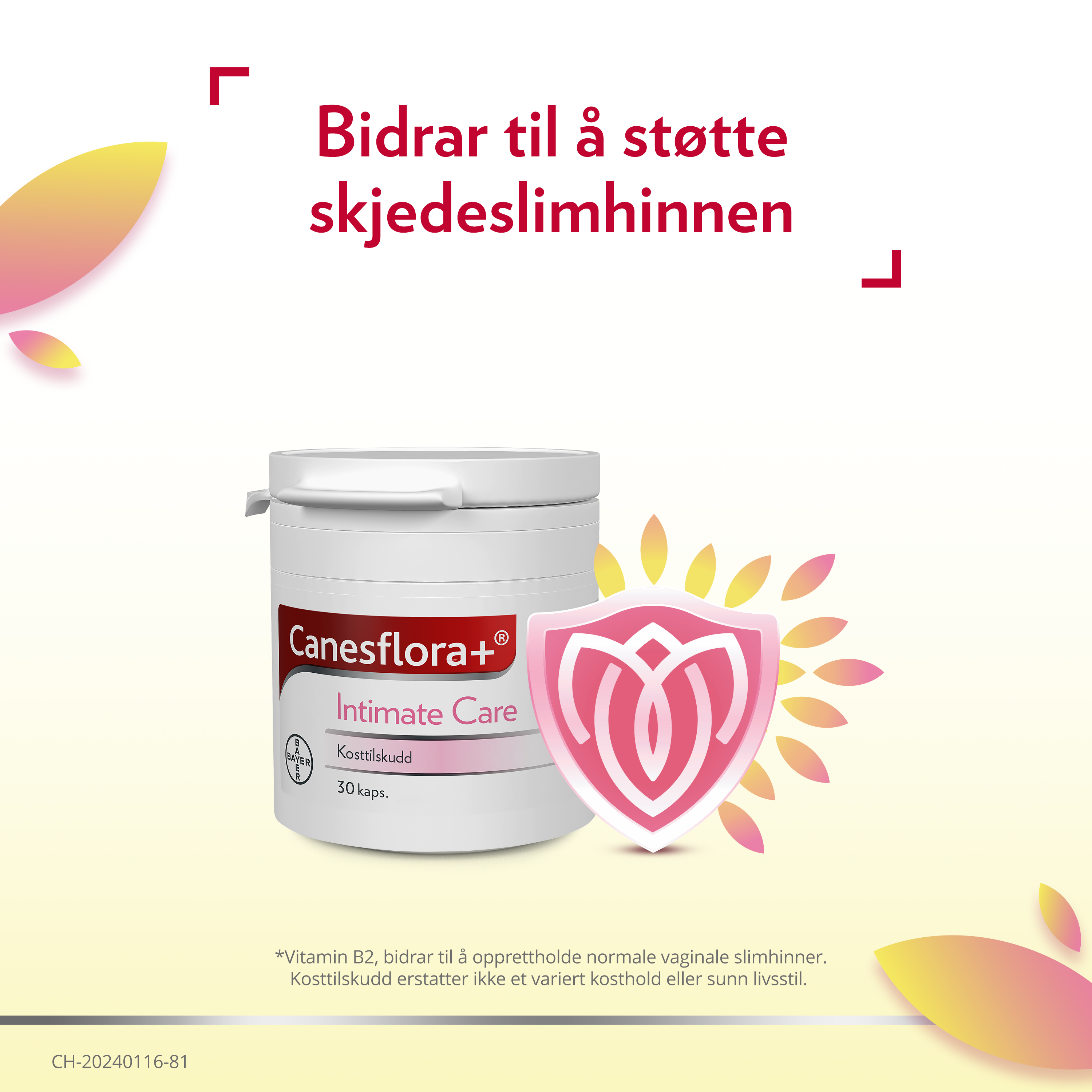 Canesflora+ Intimate Care kapsler, 30 stk.