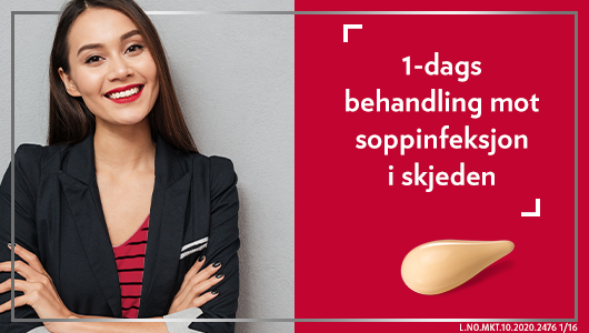 Canesten 500 mg vaginalkapsel + 10 mg/g krem, 20 g + 1 stk.